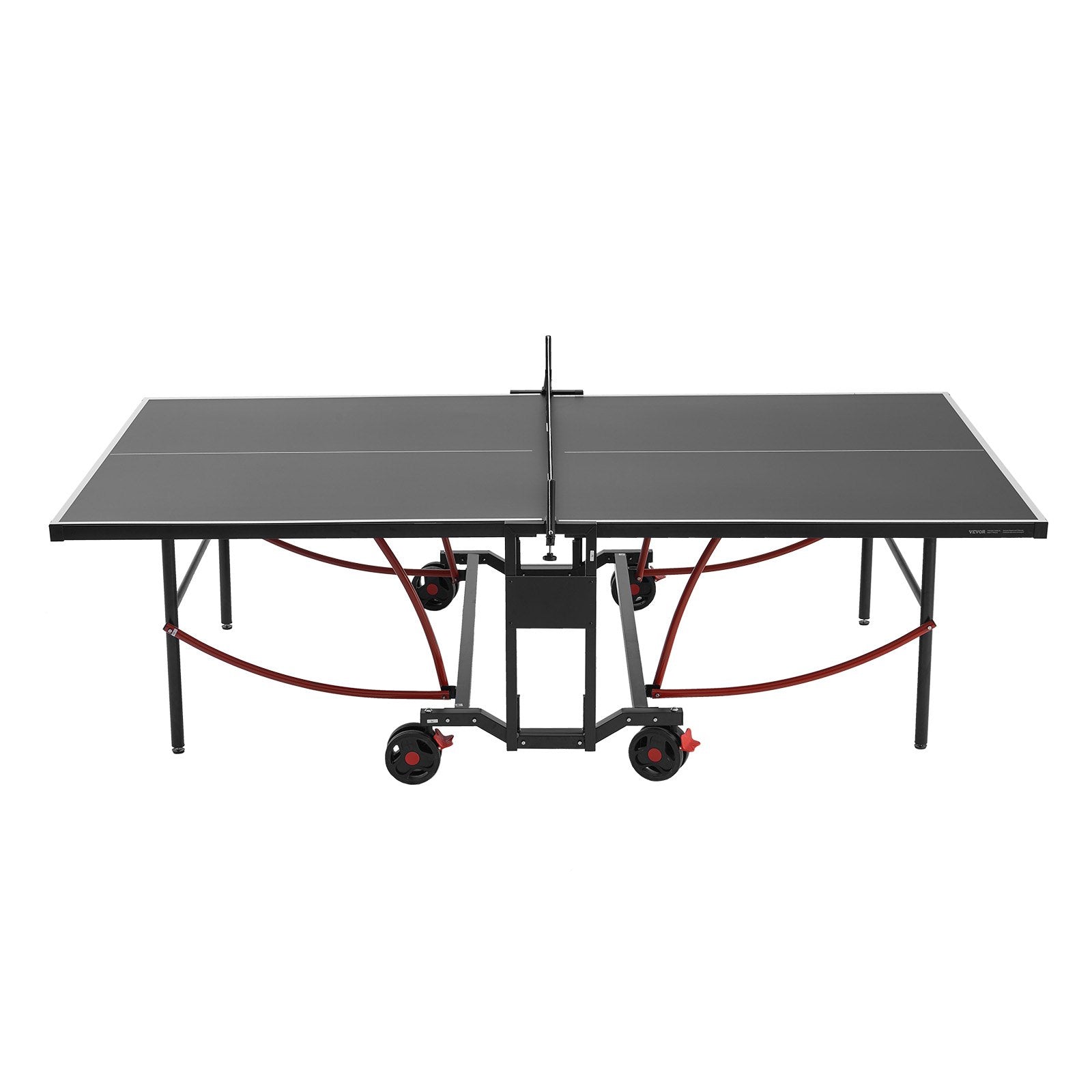 VEVOR Ping Pong Table Foldable Table Tennis Game Table Indoor Outdoor with Net