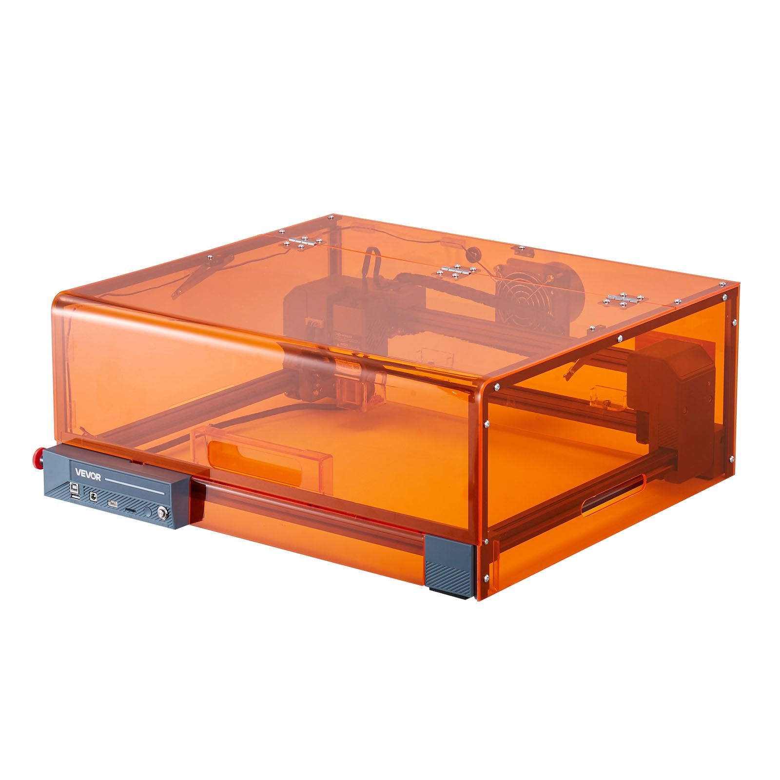 VEVOR Laser Engraver, 10W, Laser Engraving and Cutting Machine with Enclosure, Laser Cutter Engraver Machine, 300 x 300 mm Working Area, 7000 mm/min, for Wood, Leather, Glass, Certain Metal, Class 1
