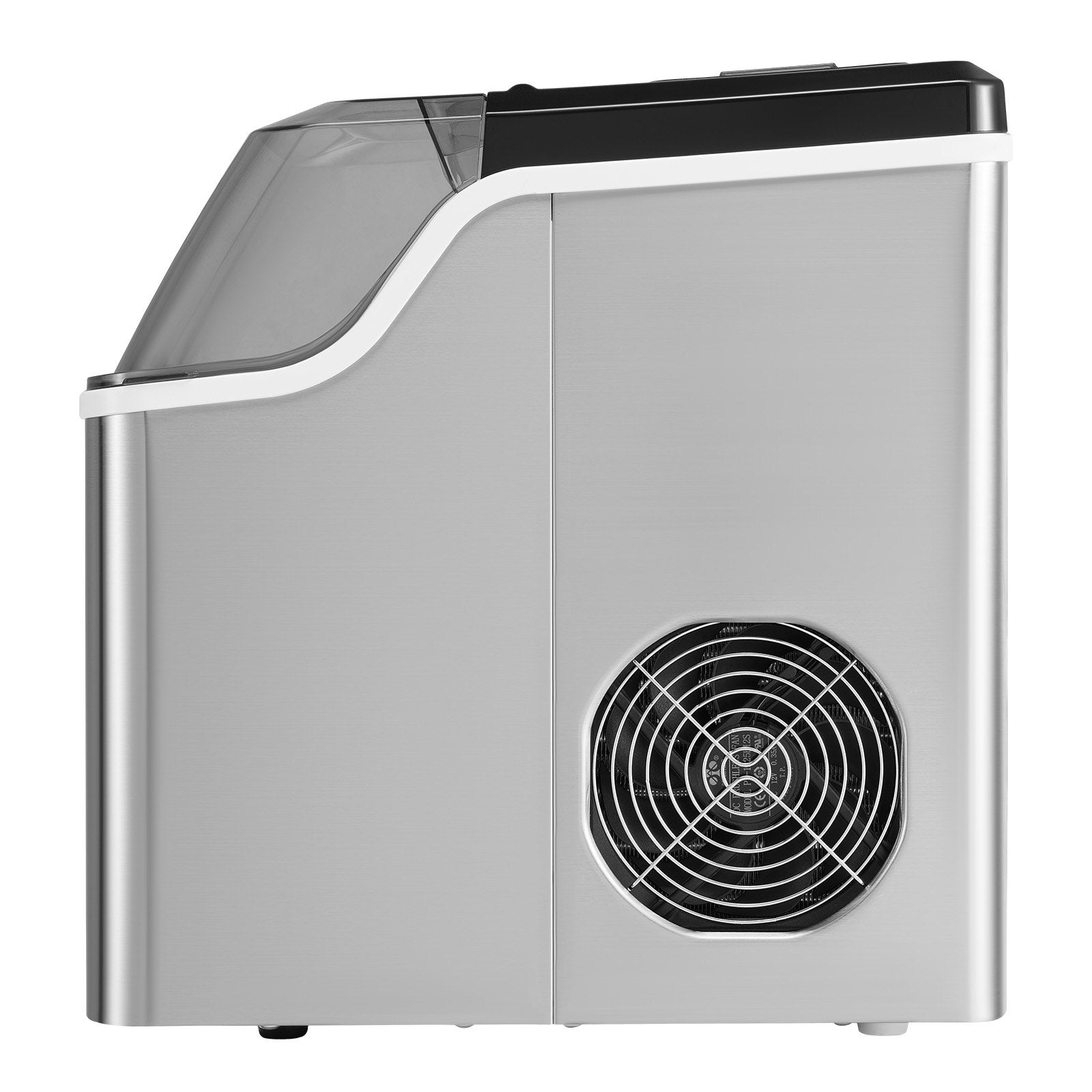 VEVOR Portable Countertop Ice Maker 45Lbs/24H Self-Cleaning with Scoop Basket