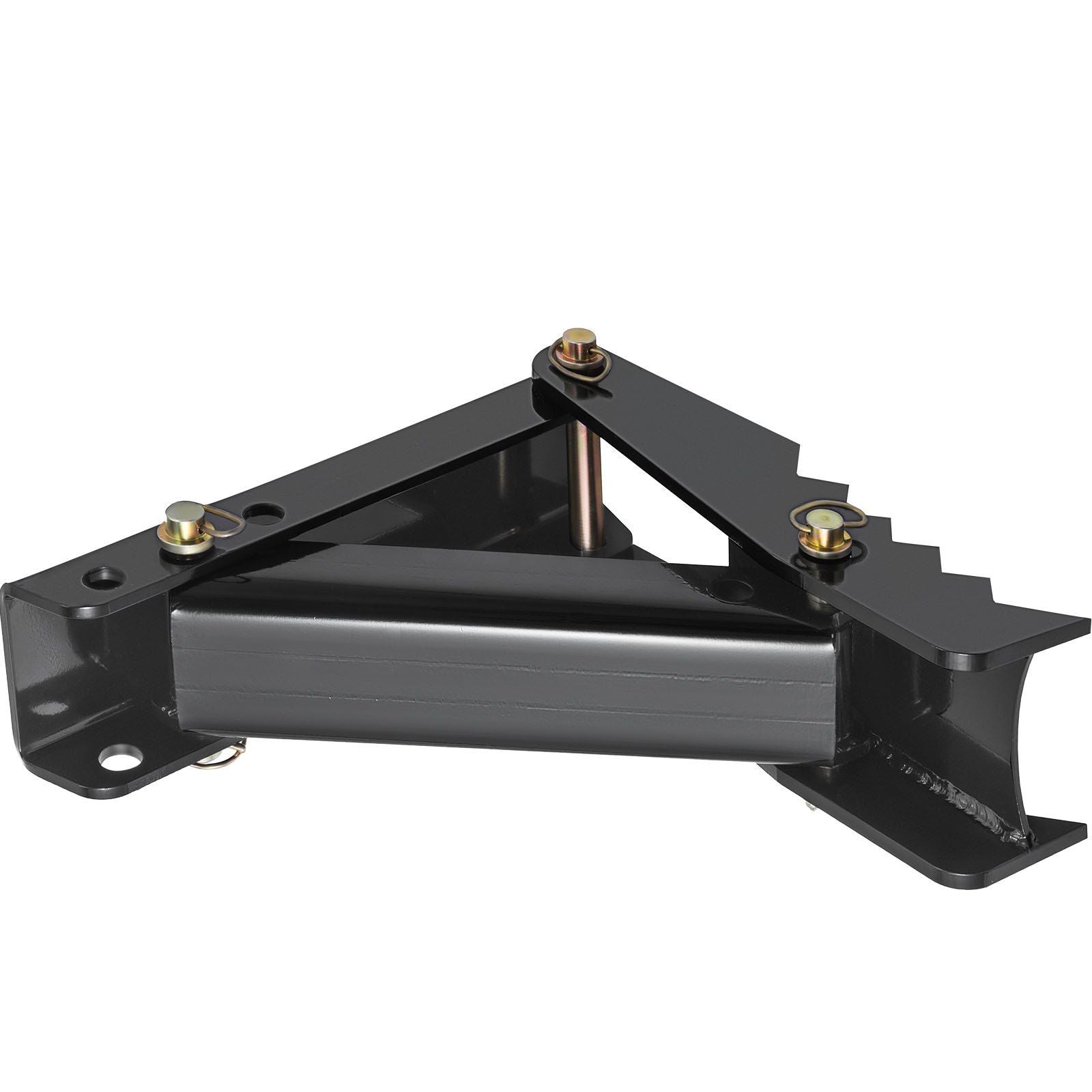45.7 cm Backhoe Thumb, 12 mm Teeth Thickness Heavy Duty Excavator Thumb, Black Steel Weld On Thumb Attachments with 12mm Bolt-On Design Adjustable Mechanical Thumb for Backhoe/Excavator