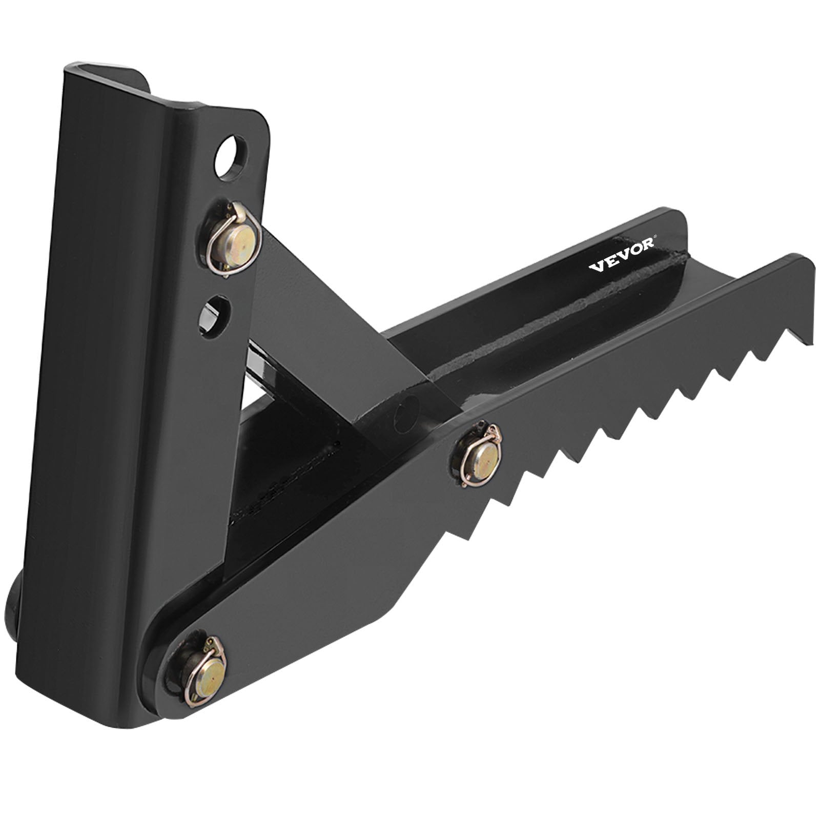 VEVOR Backhoe Excavator Thumb Attachments, 91.44 cm Adjustable Extreme Weld On Backhoe Thumb Hoe Clamp 1.27 cm Inch Teeth Thick Steel Plate 16MM Assembly Bolt-On Design