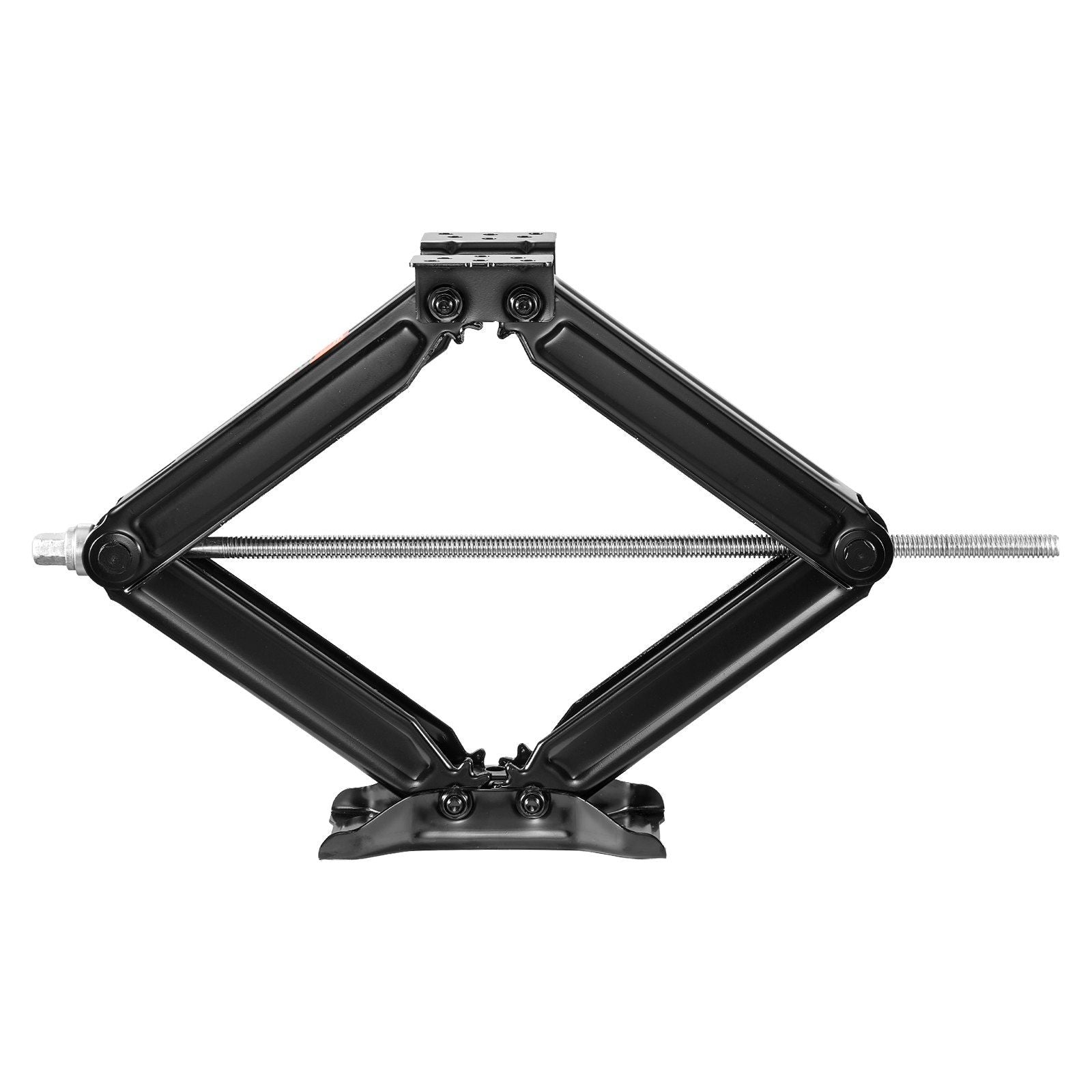 2268 kg RV Scissor Jacks, 10.3-59.5 cm RV Stabilizer Leveling Scissor Jacks, Set of 4, Heavy Duty Stabilizer Jack with Crank Handle, Socket and Bubble Levels, Not Easily Bent or Deformed