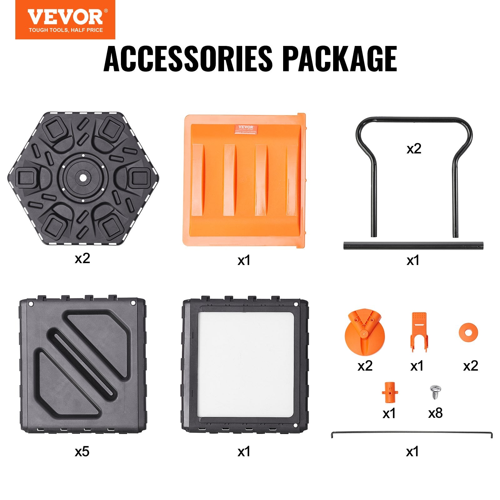 VEVOR Compost Bin 18.5 Gal Composter Tumbler Rotating Outdoor with Sliding Door