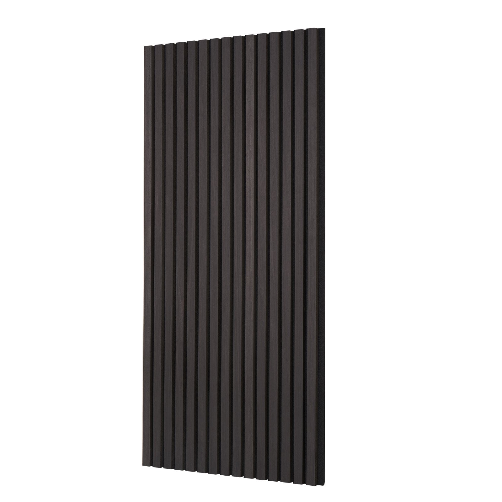 VEVOR Wood Slat Acoustic Panels 23.6 x 47.2 inch for Modern Wall Decor Black Oak