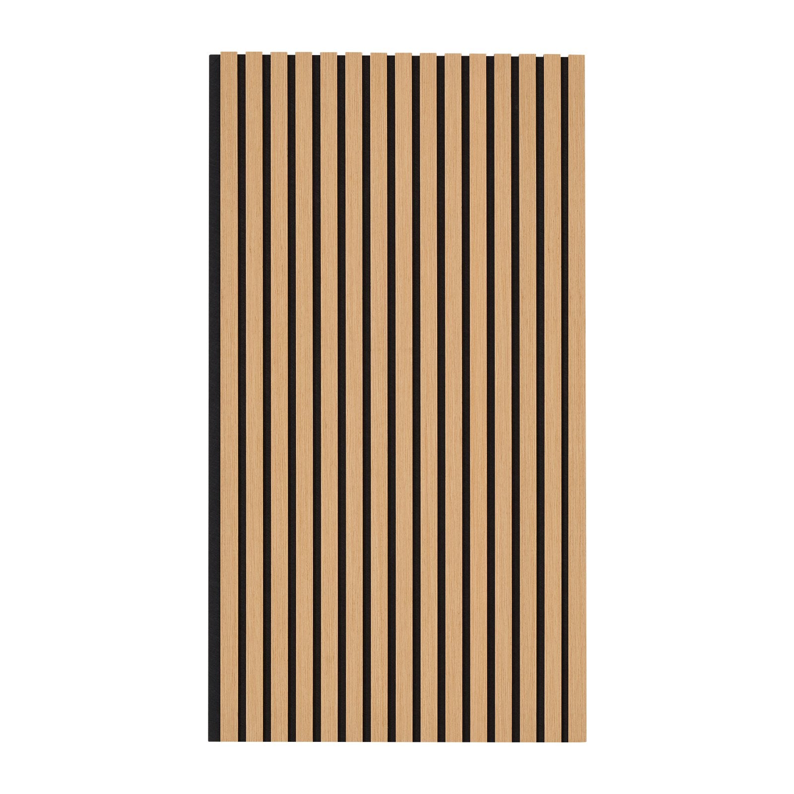 VEVOR Wood Slat Acoustic Panels 23.6 x 47.2 inch for Modern Wall Decor Light Oak