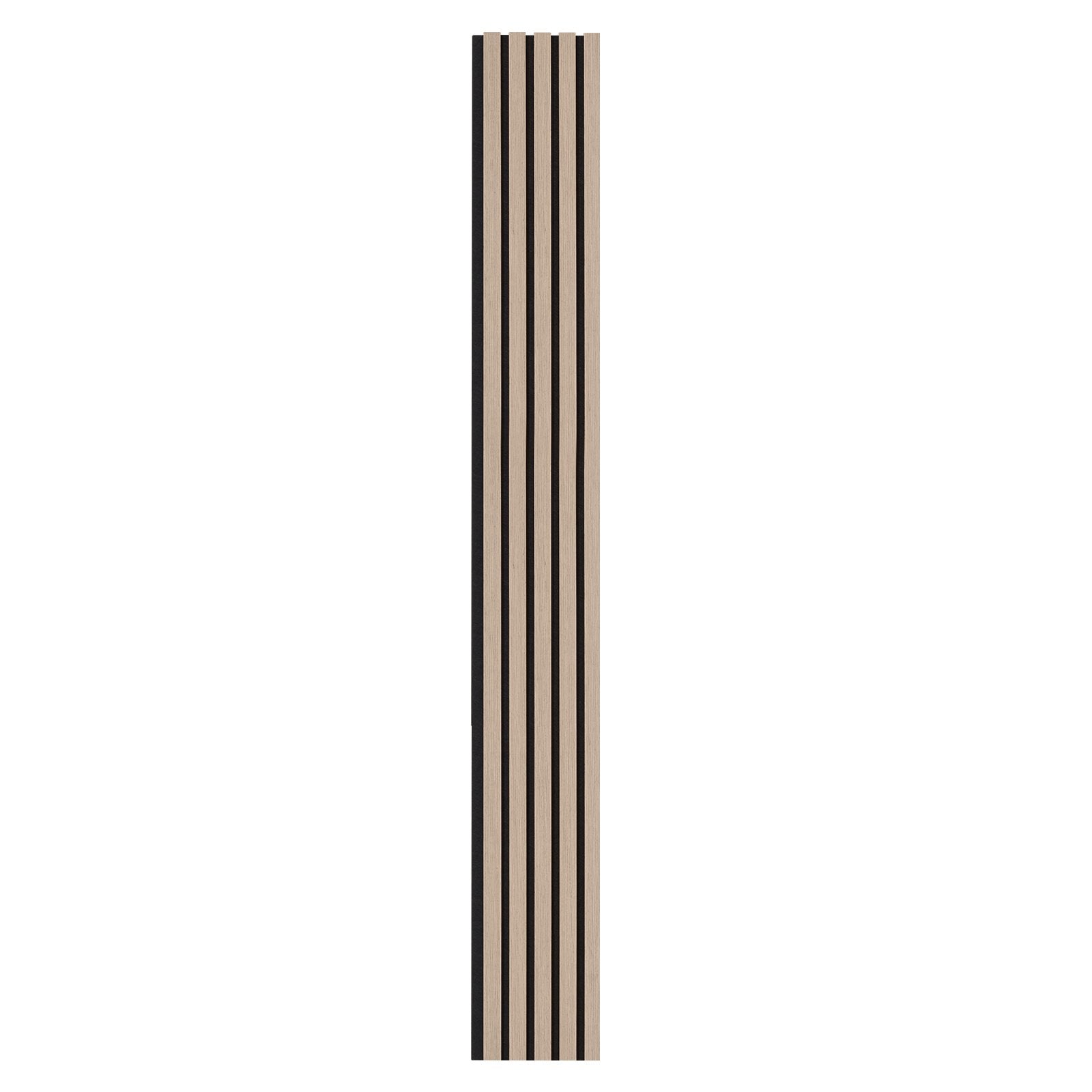 VEVOR Wood Slat Acoustic Panels, 7.9 x 94.5 inch, MDF Accent Wooden Wall Panels for Modern Interior Wall Decor, Faux Wood Wall Board Panels for Noise Reduction, Silver Wood