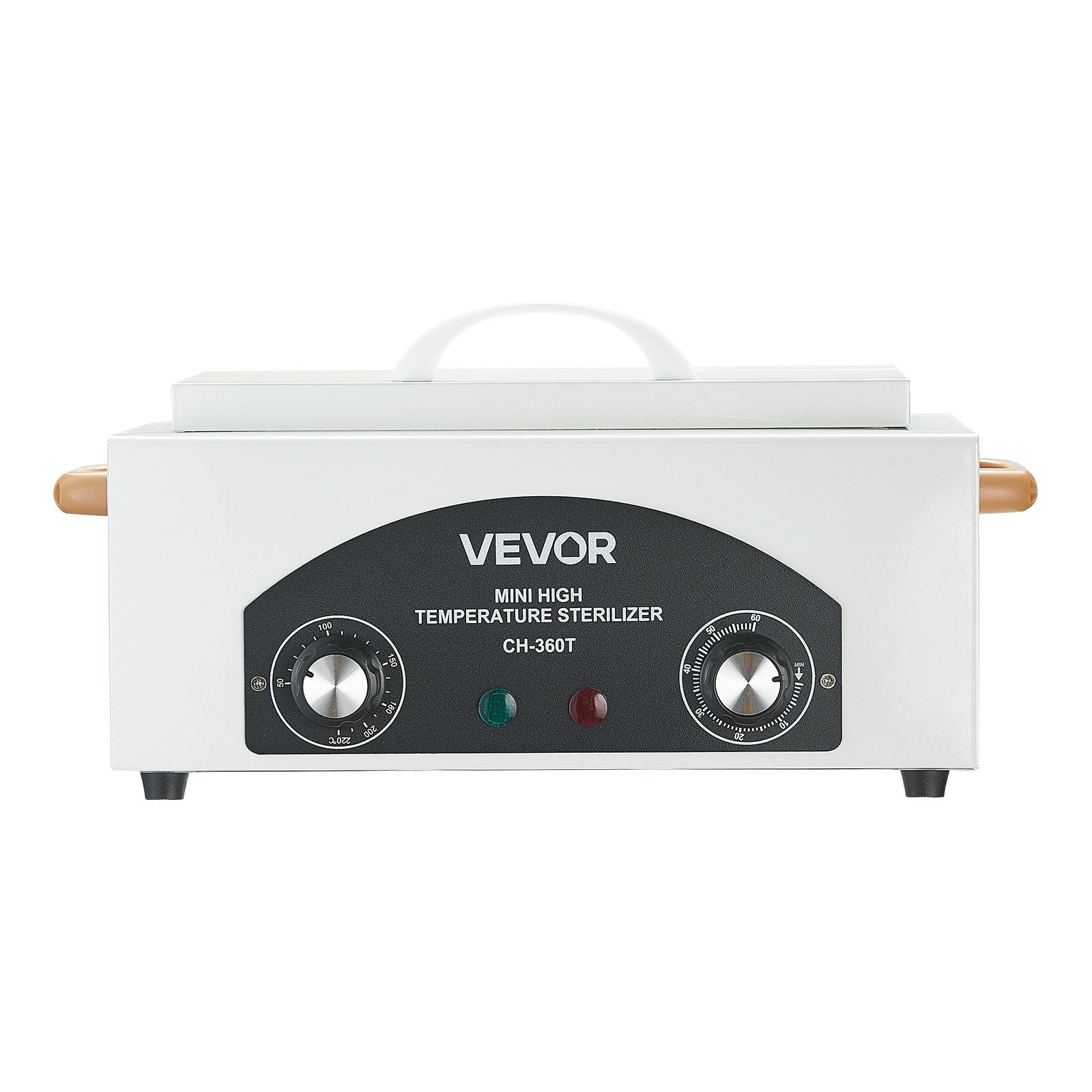 VEVOR High Temperature Autoclave Machine, 2L, 300W High Temperature Cleaner Machine Box with Adjustable Temperature and Time, Dry Heat Cabinet Nail Tool Cleaner for Labs, Home, Nail and Beauty Salons