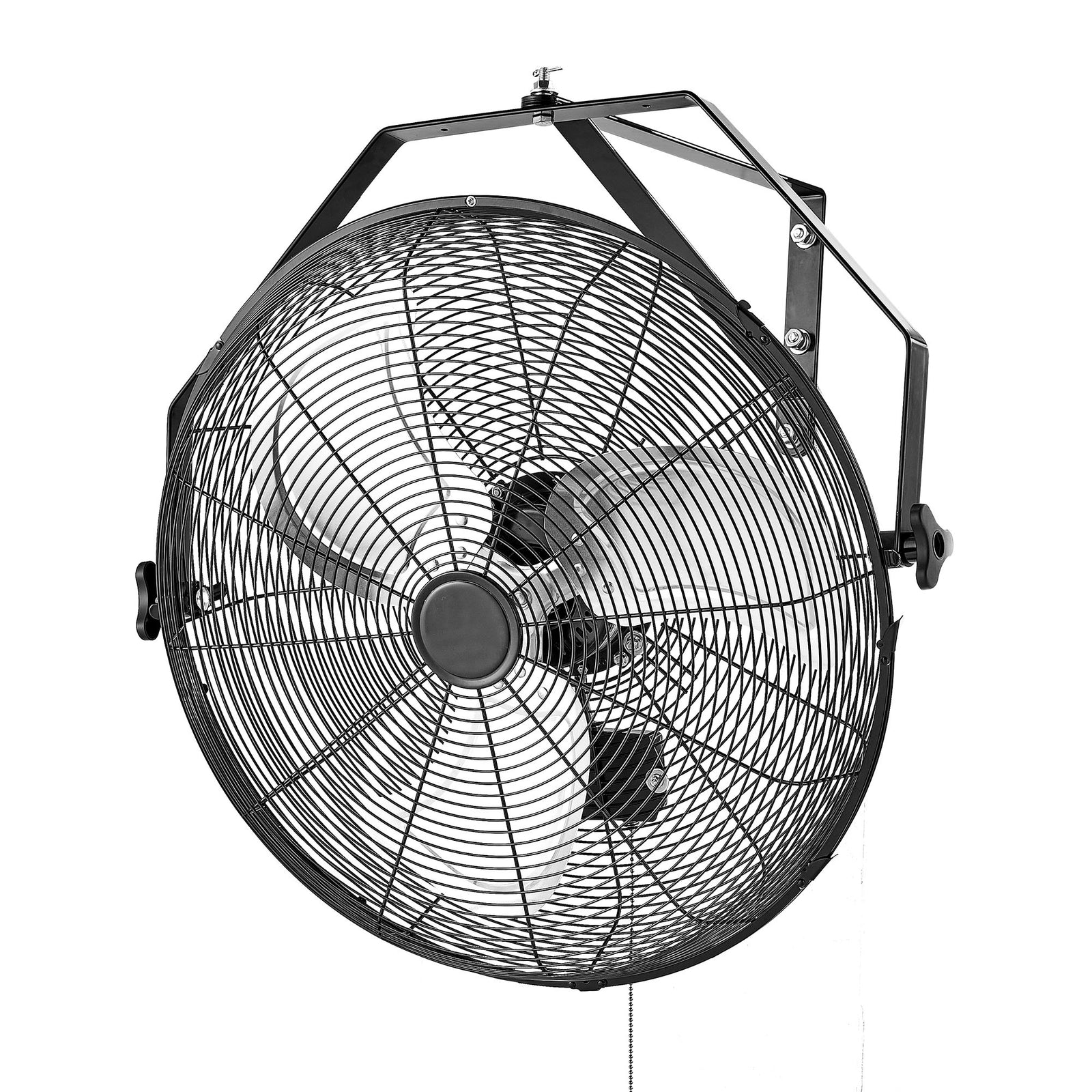 VEVOR 615mm Industrial Wall Mount Fan 3 Speed 4650 CFM for Garage Greenhouse