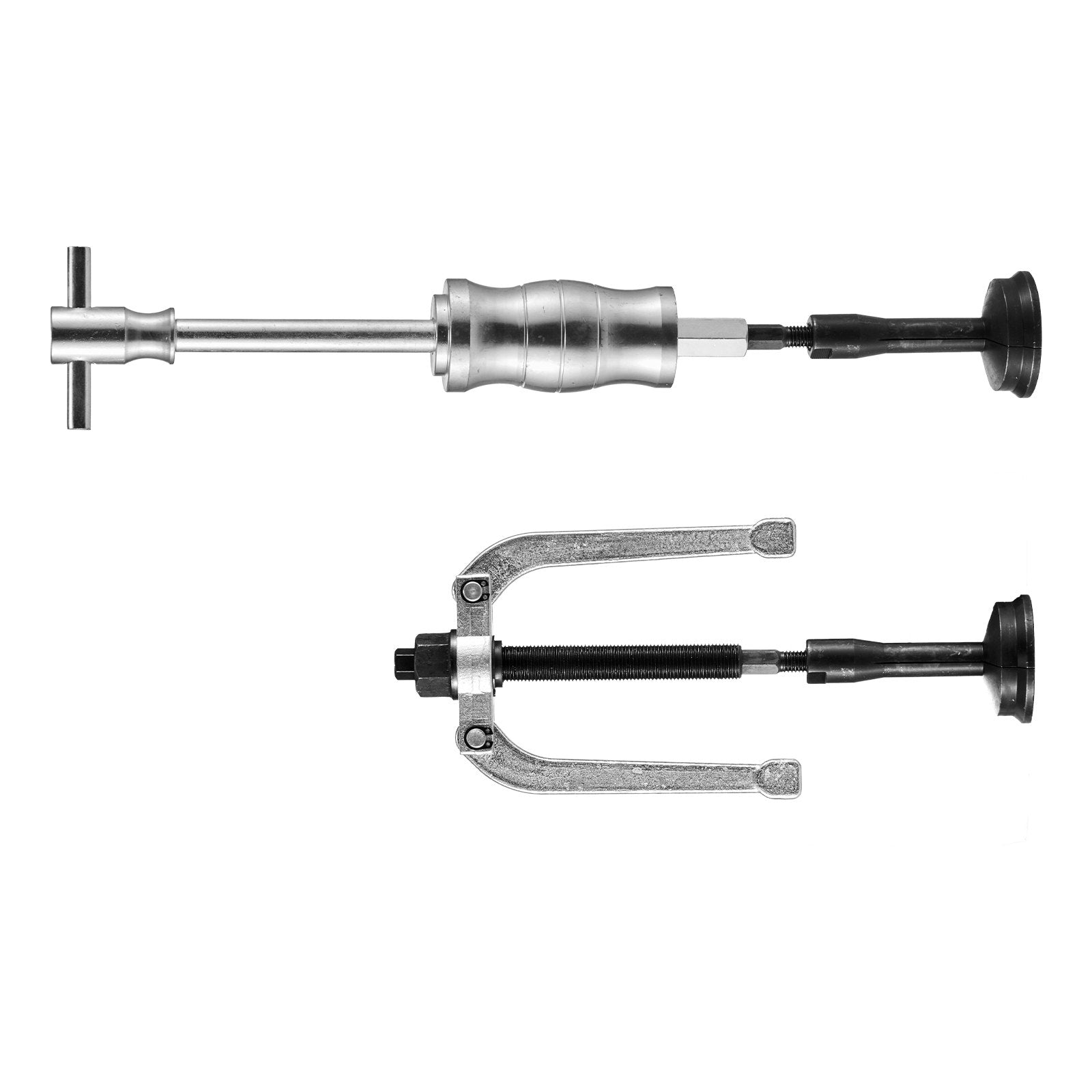 VEVOR Blind Hole Bearing Puller Set, 16-in-1 Inner Bearing Race and Seal Extractor Kit, 16 PCS Slide Hammer Pilot Insert Inner Internal Bearing Removal Tool Set with 10 Split Collets and Counterstay