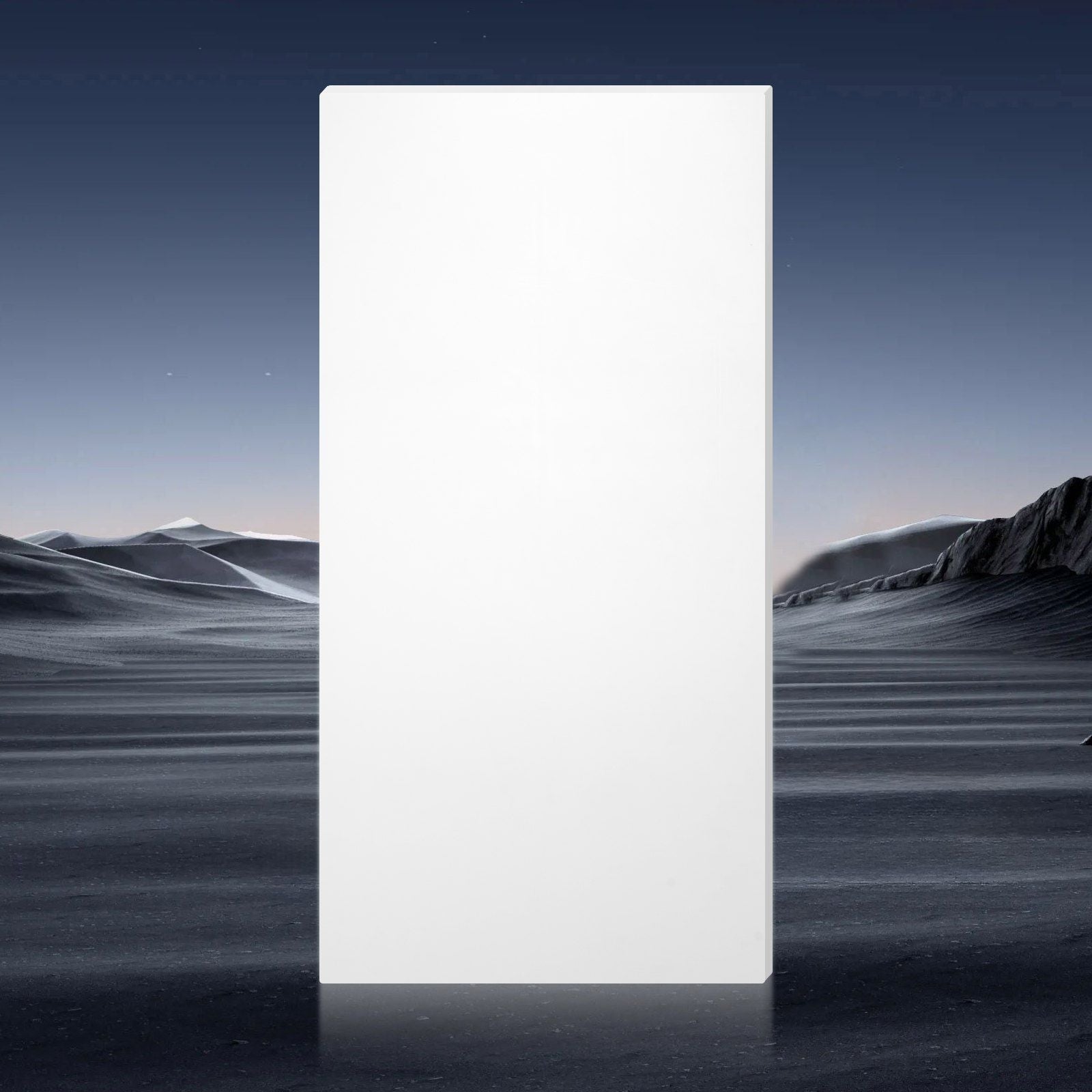HDPE Plastic Sheet Board, 1 Pack High Density Polyethylene Sheet Plastic Panel, 610 x 1219 mm 13 mm Thick Customizable Plastic Panels, for DIY Crafts, Heavy Duty Industrial Equipment, White