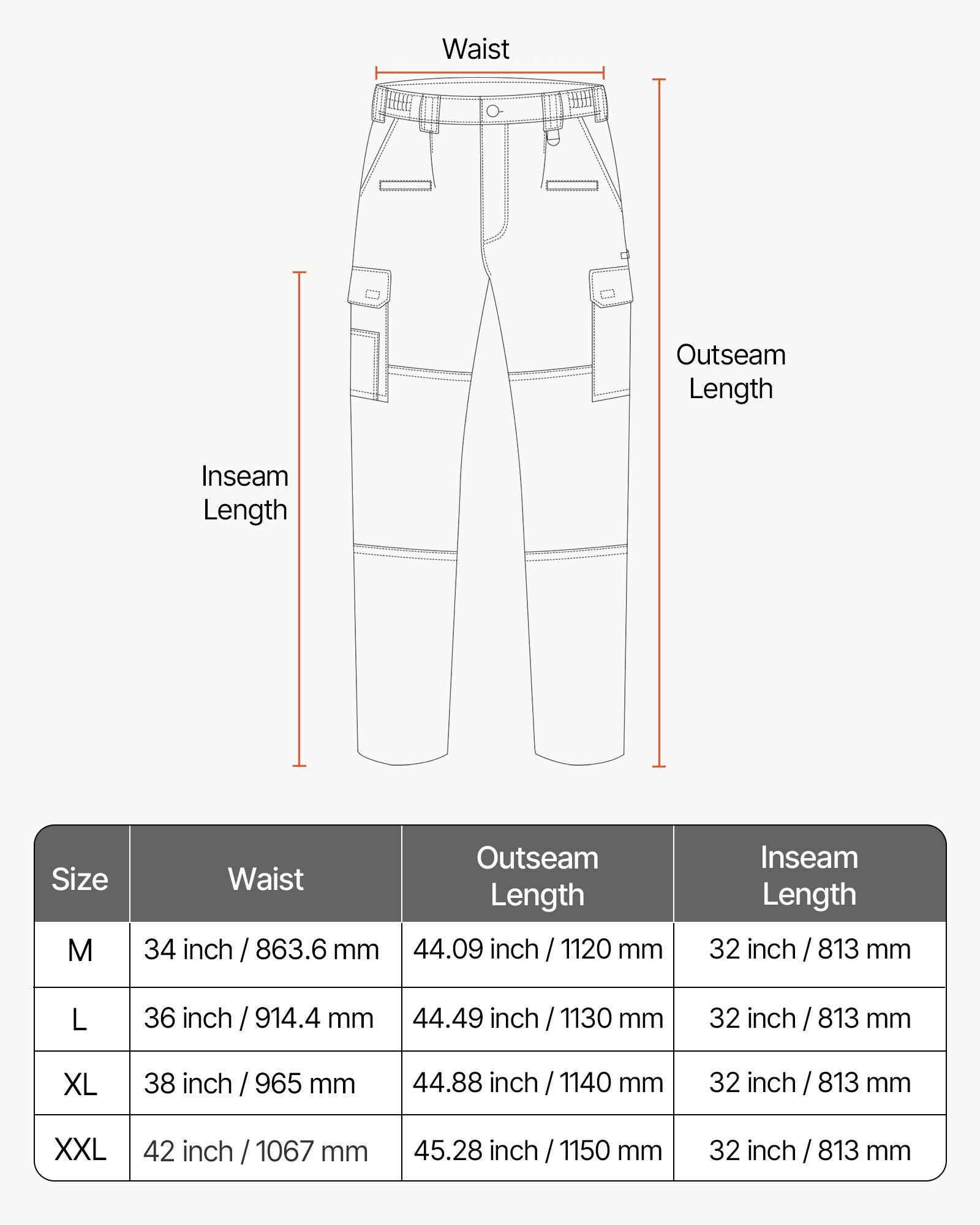 FR Pants for Men, 100% Cotton, Flame-Resistant Cargo Pants with Multi-Pockets and Elastic Waist, Reinforced Tear-proof Stitching, Ideal for Welding Work and Casual Wear, M Size, Dark Blue