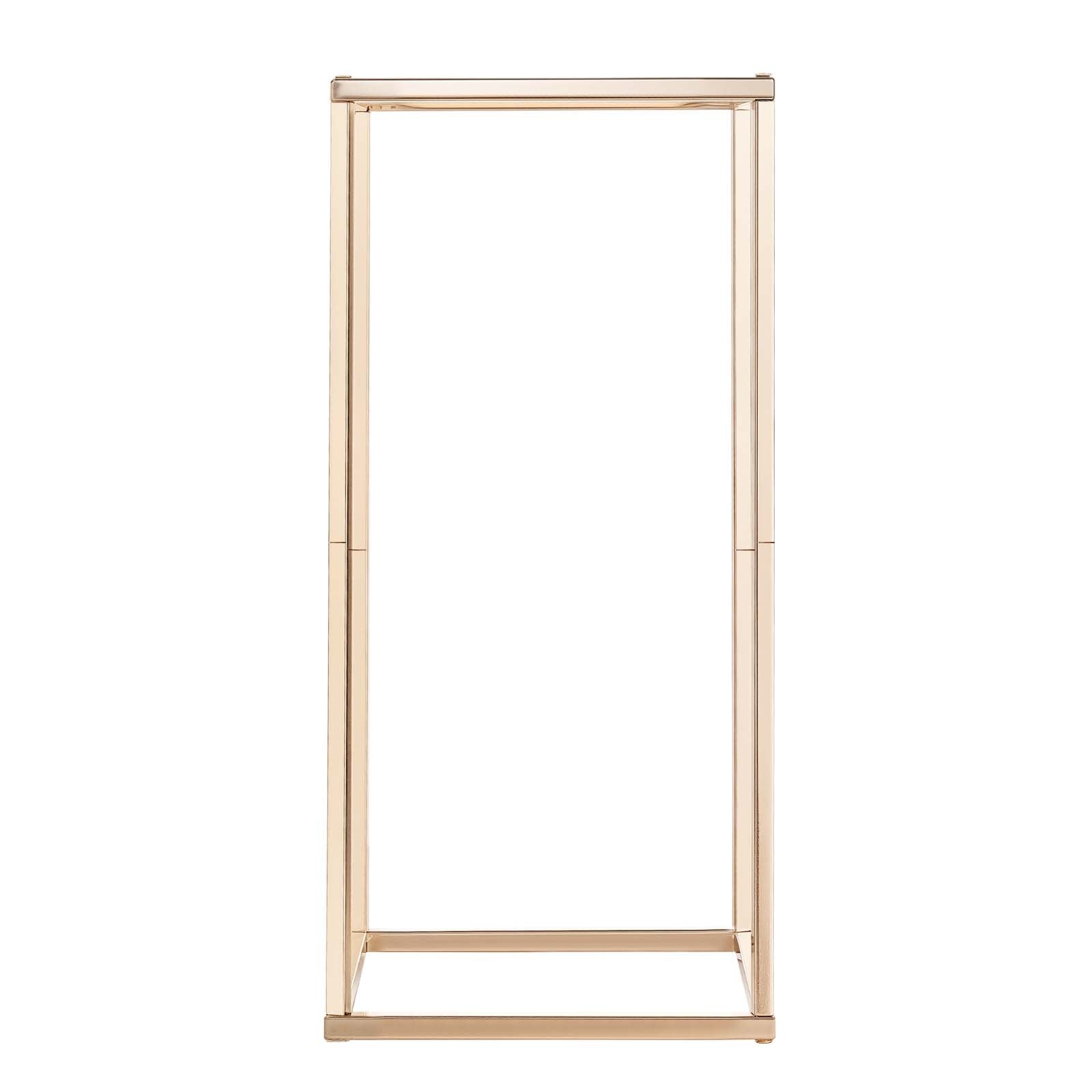 VEVOR Wedding Flower Stand, 10PCS 60cm Column Flower Stand, Floral Stands with Acrylic Laminate, Gold Rectangular Floral Display Rack for Wedding, Party, Birthday, Home, Gold Centerpiece Stands