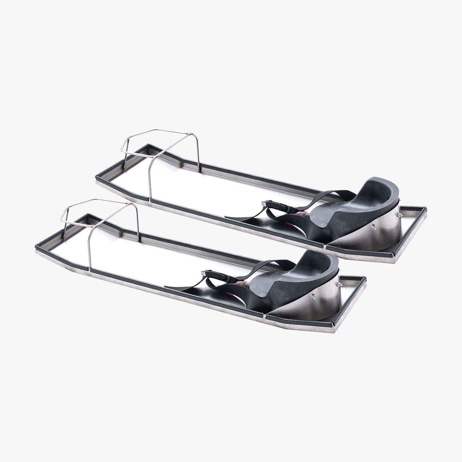 VEVOR Concrete Knee Boards Stainless Steel, 30'' x 8'' Concrete Sliders, Knee Boards For Concrete, Concrete Knee Pads Moving Sliders, with Knee Pads & Board Straps for Cement and Concrete Finishing