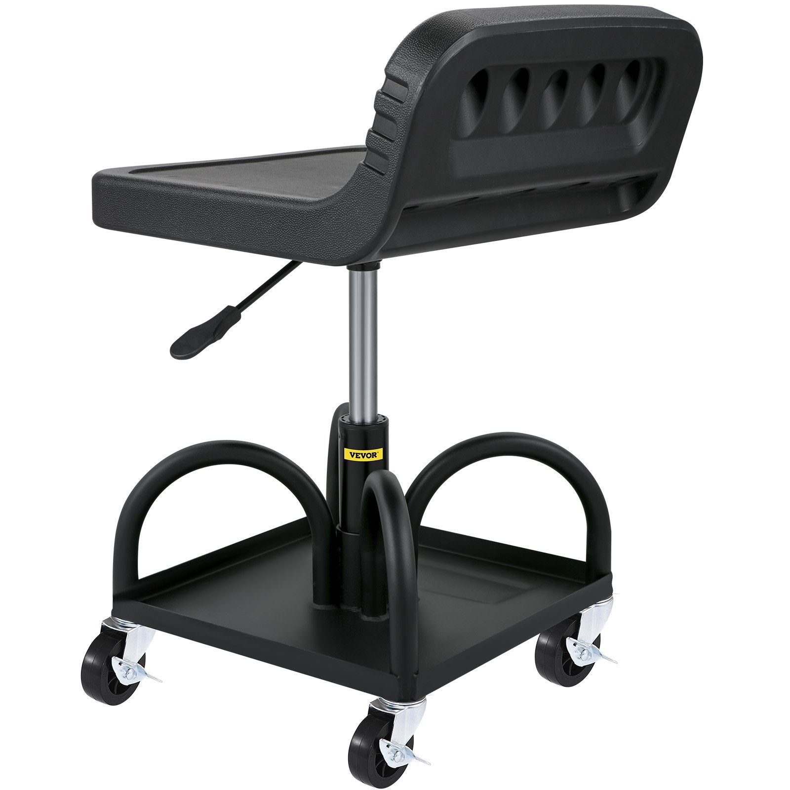 VEVOR Rolling Garage Stool 300LBS Adjustable Mechanic Work Shop Seat w/Casters