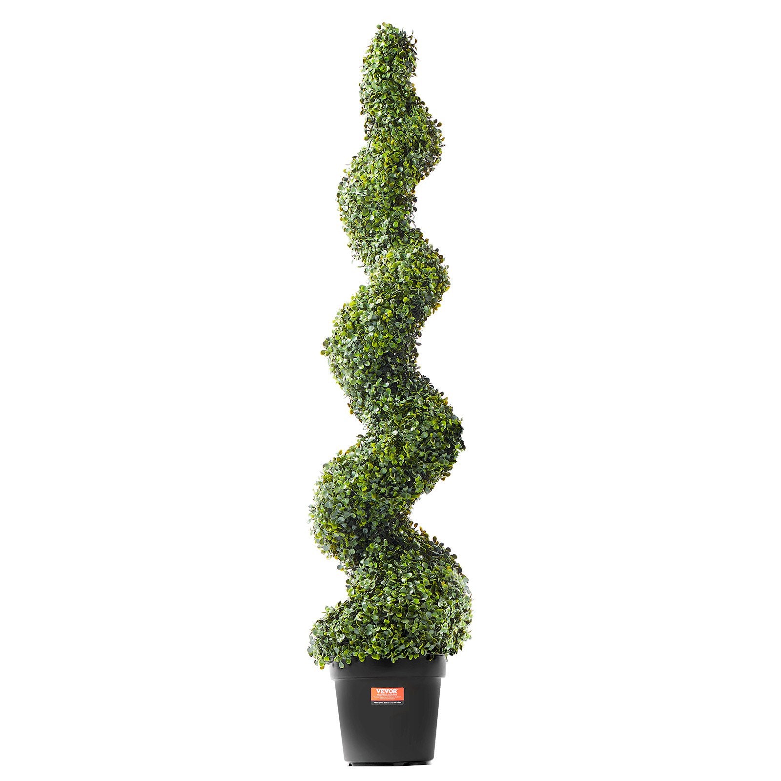 VEVOR 2 Pack 152.4cm Artificial Boxwood Topiary Tree Faux Plant UV Decor In/Outdoor