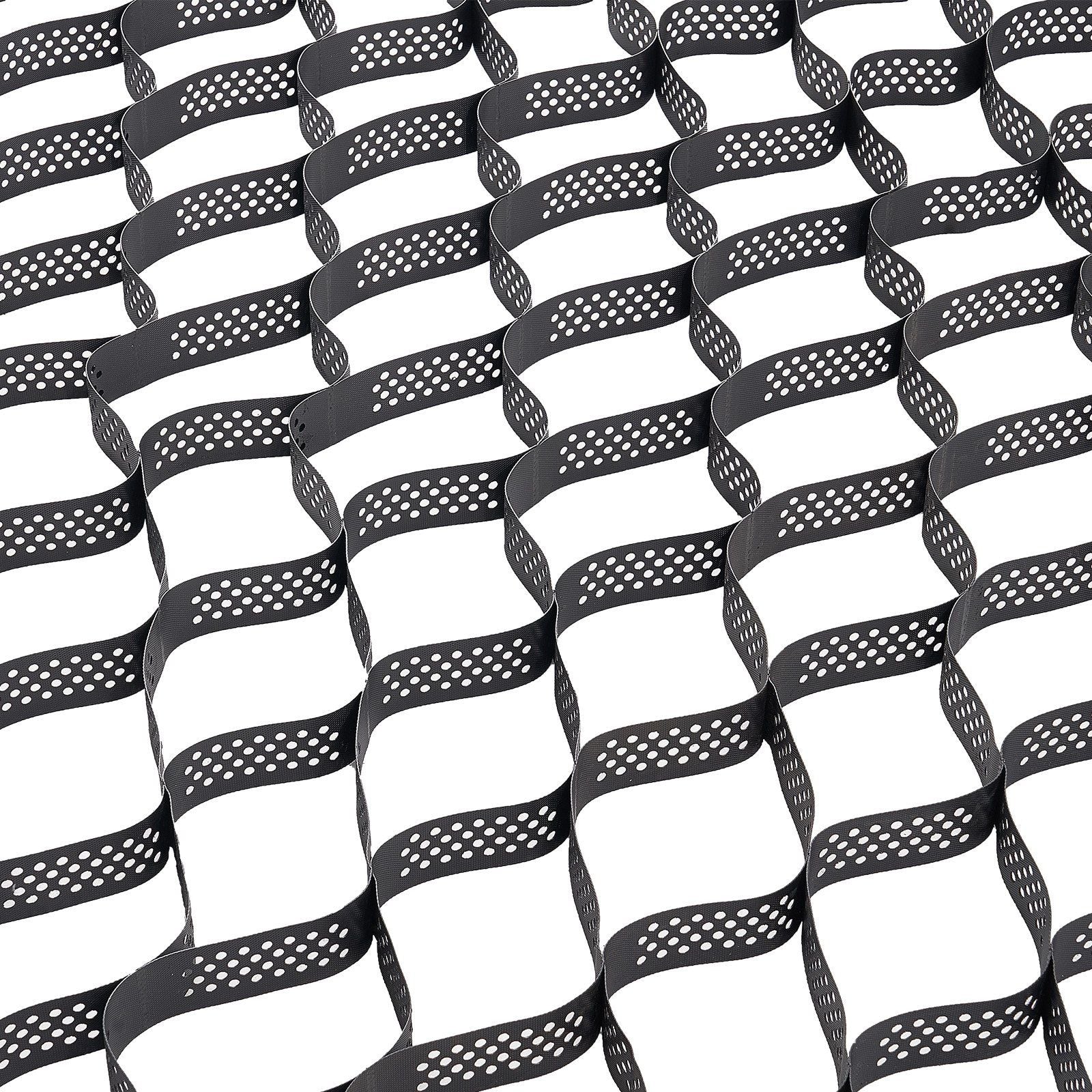 Gravel Grid, 75mm Depth, 5.2 x 2.7m, 853kg Per Sq ft Grass Ground Retainer, Permeable Geo Grids Driveway Stabilization, for Garden, Patio, Walkway, RV Parking Slopes