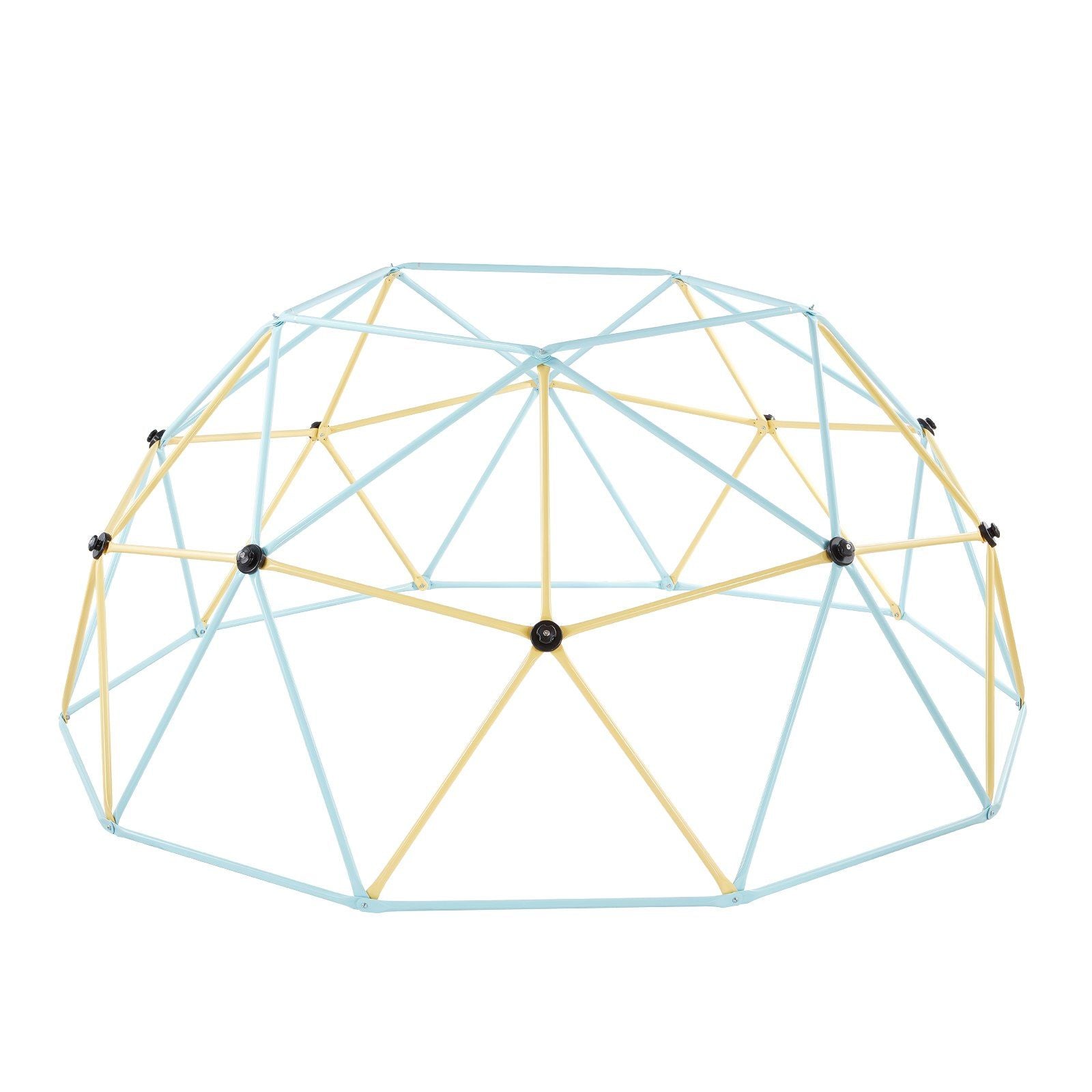 Climbing Dome, 305cm Geometric Dome Climber, 453kg Loading Jungle Gym Playground with 2 Basketballs & Octopus Net, Easy-Assembly Outdoor Backyard Climbing Equipment for Kids 3 to 10 Years Old