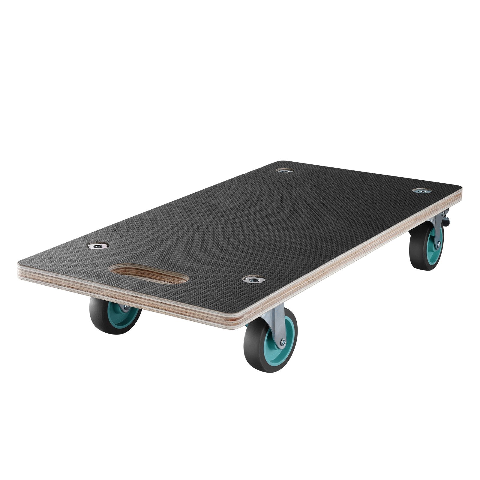 VEVOR Furniture Dolly, 551 lbs Load Capacity, Furniture Moving Dollies with 4 TPR Silent Wheels, Rectangle Multifunctional Flat Dolly for Piano Furniture Couch Washing Machine Fridge, 2 Pack, Black