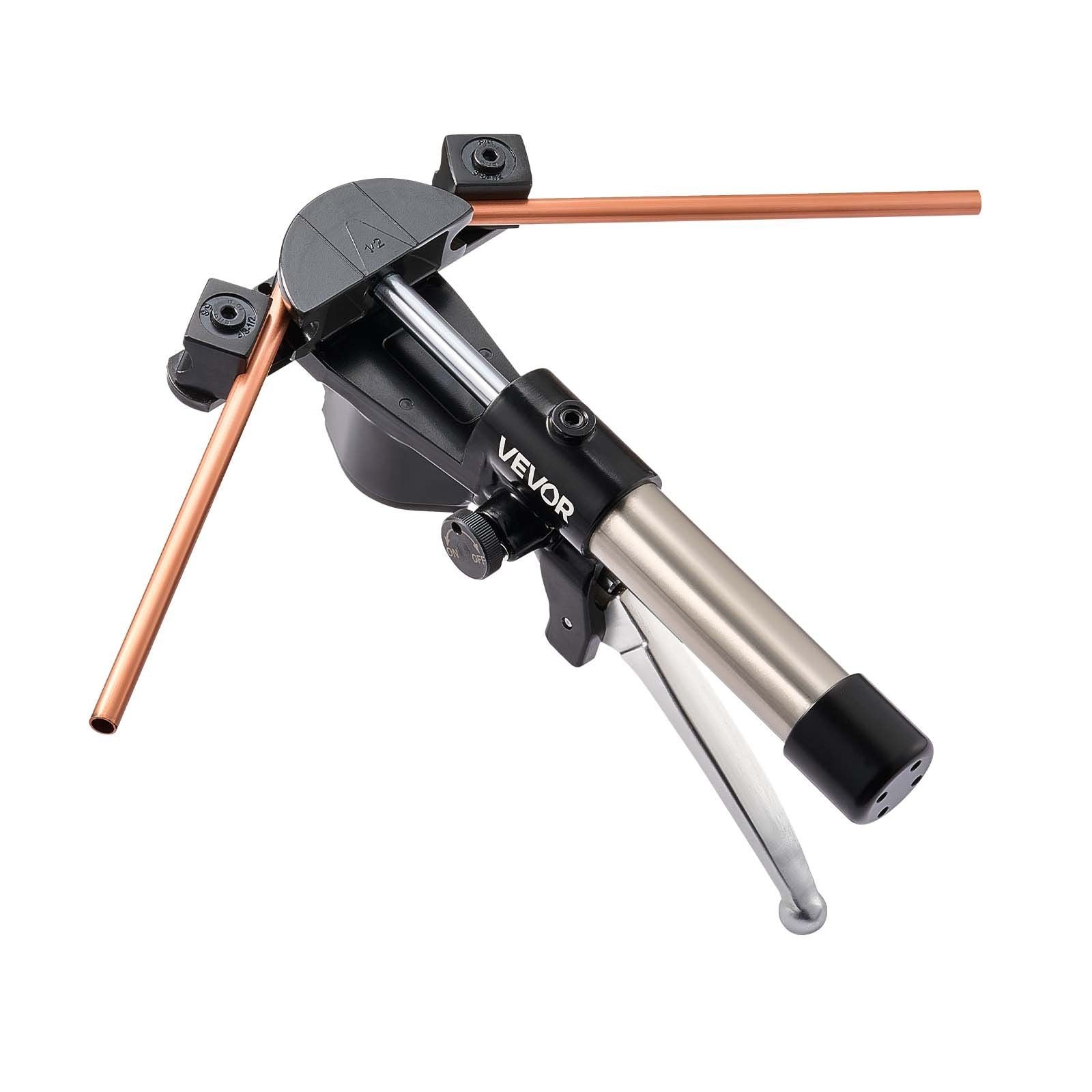 Hydraulic Tubing Bender Kit, 6 mm to 22 mm, Copper Tube Pipe Bender, Forward/Reverse HVAC Bending Tool Set, with 7 Aluminium Alloy Dies, for HVAC Air Conditioning Refrigeration Automotive Repair