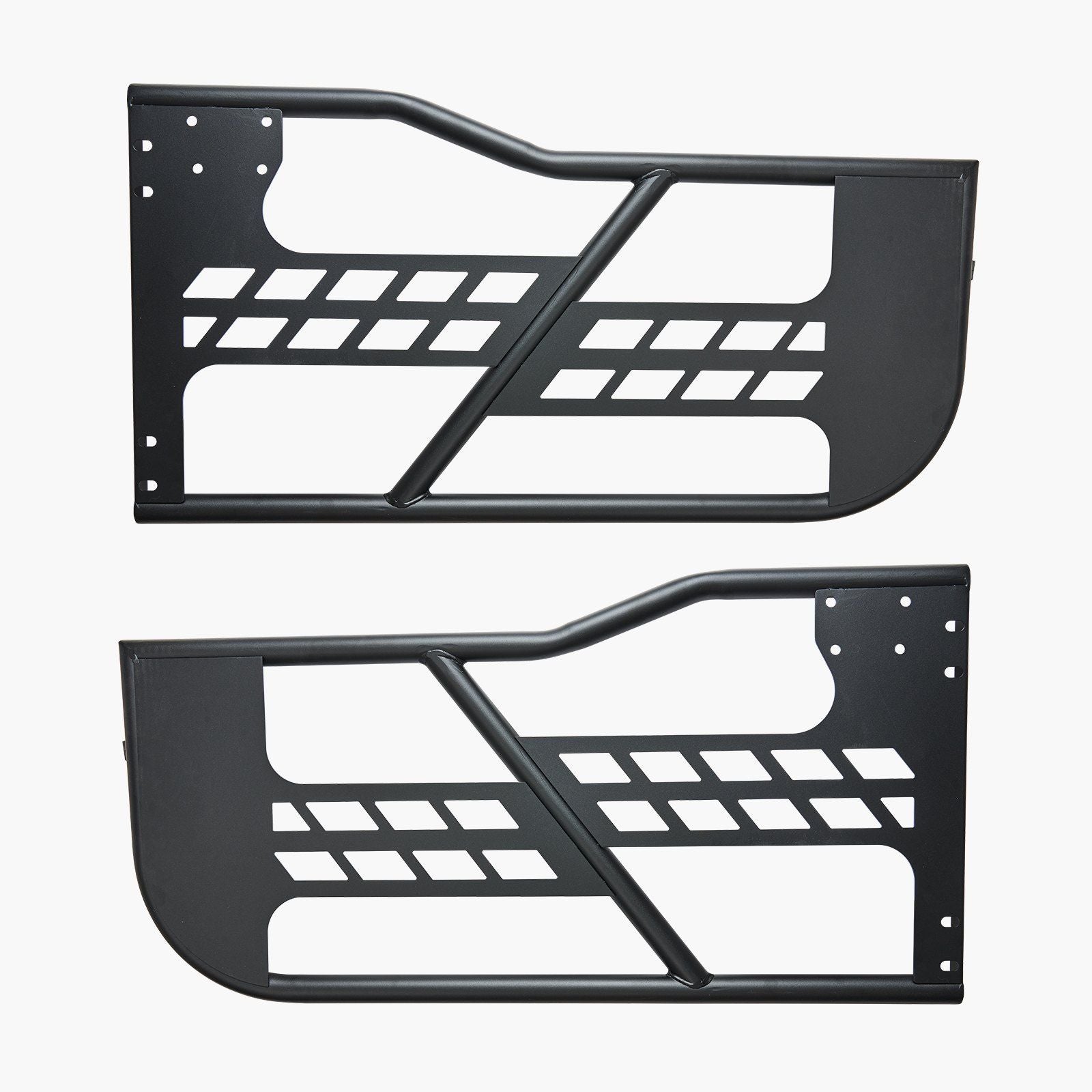 Jeep Tube Doors, 2-Door, Hunting Style Jeep Tubular Door with Heavy-Duty Hinges & OE Latch, Jeep Doors with Rubber Pads & Toughened Steel Tube, Fit for 2007-2018 Jeep Wrangler JK