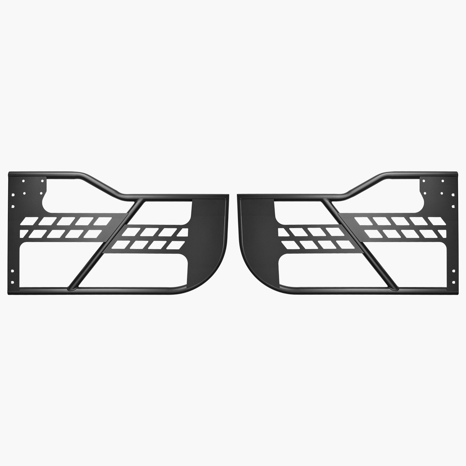 VEVOR Jeep Tube Doors, 2-Door, Hunting Style Jeep Tubular Door with Heavy-Duty Hinges & OE Latch, Jeep Doors with Rear View Mirrors, Fit for 2018-2024 Jeep Wrangler JL & 2020-2024 Jeep Gladiator JT