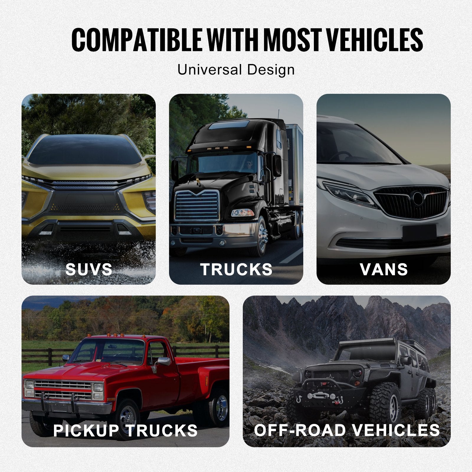 VEVOR D-Ring Shackle, 2 Pack 19.05 mm Alloy Steel Shackles 28.5 Ton Break Strength with 22 mm Screw Pin, Isolators & Washers Kit, Heavy Duty Off Road Vehicle Recovery Shackle for Jeep Truck, Black