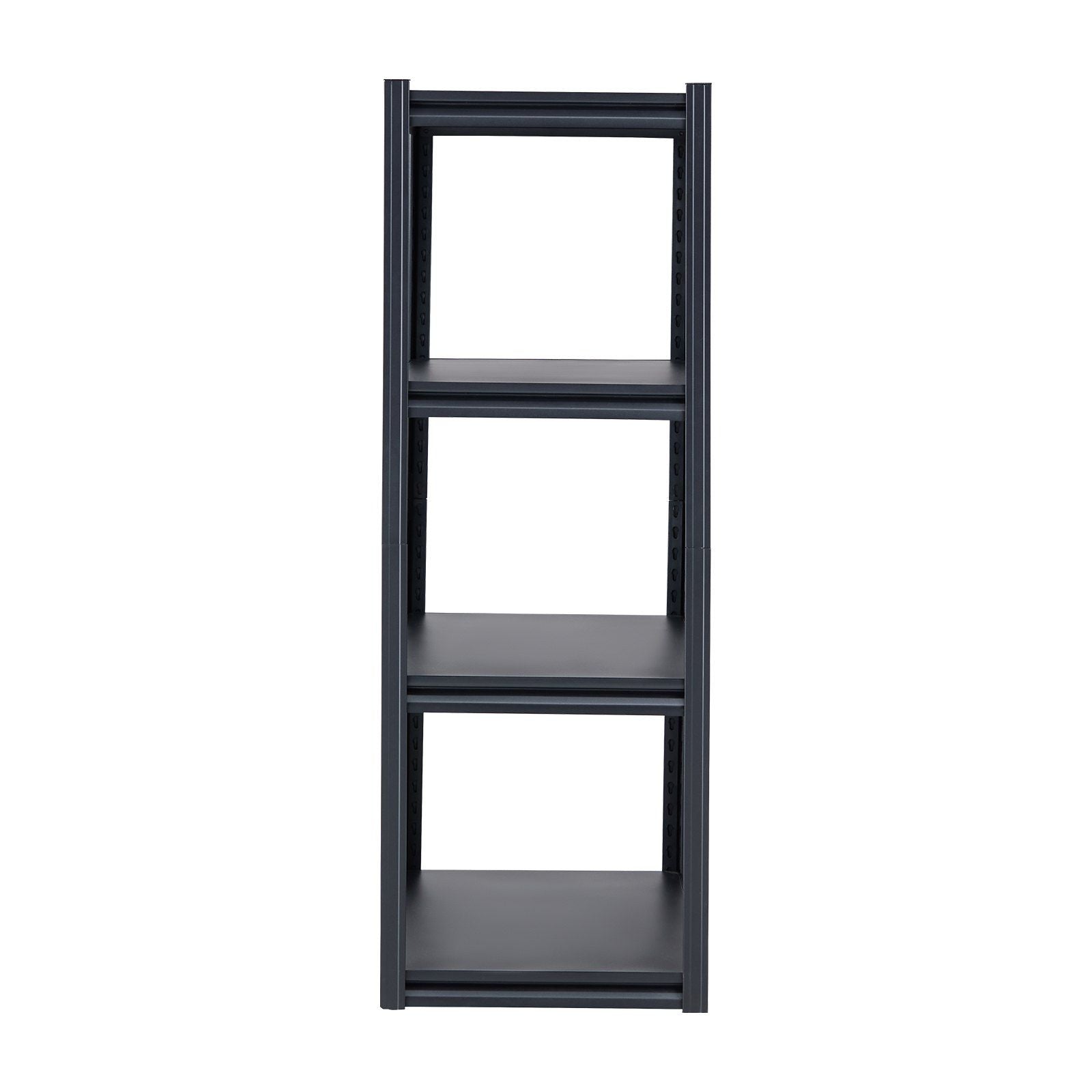 Storage Shelves, 2400 lbs, 4 Tier Garage Storage Shelving, 20" D x 40" W x 57" H Adjustable Metal Shelves for Garage Shelves Utility Rack Shelf, Ideal for Kitchen, Warehouse, Basement, Black
