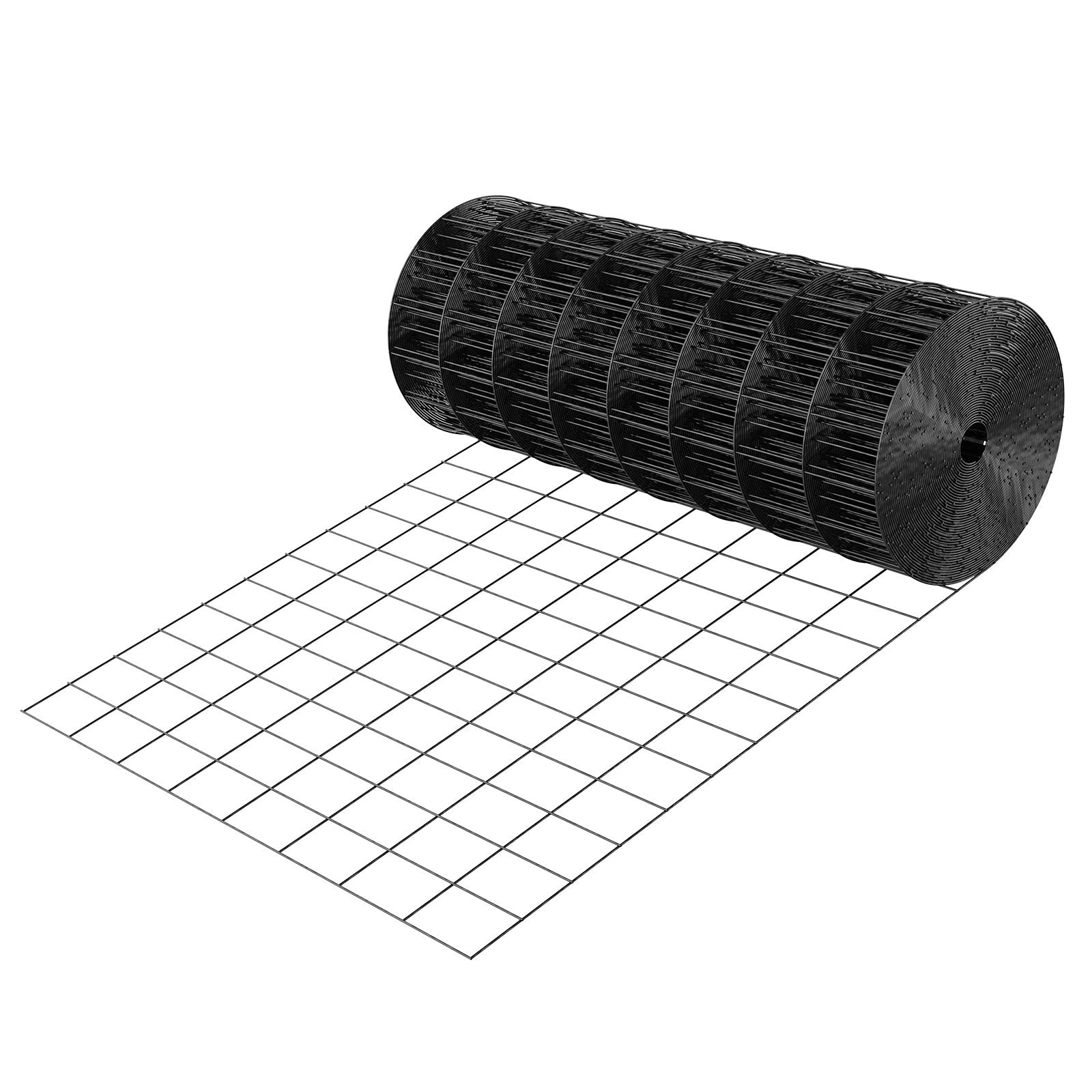 VEVOR Hardware Cloth 61cm x 7.62m, 2 x 3 in Mesh 16 Gauge Galvanized Wire Mesh Roll, Weather-Resistant Vinyl Coated Chicken Wire Fencing, Heavy Duty Welded Garden Plant Fencing for Rabbit Cage Snake