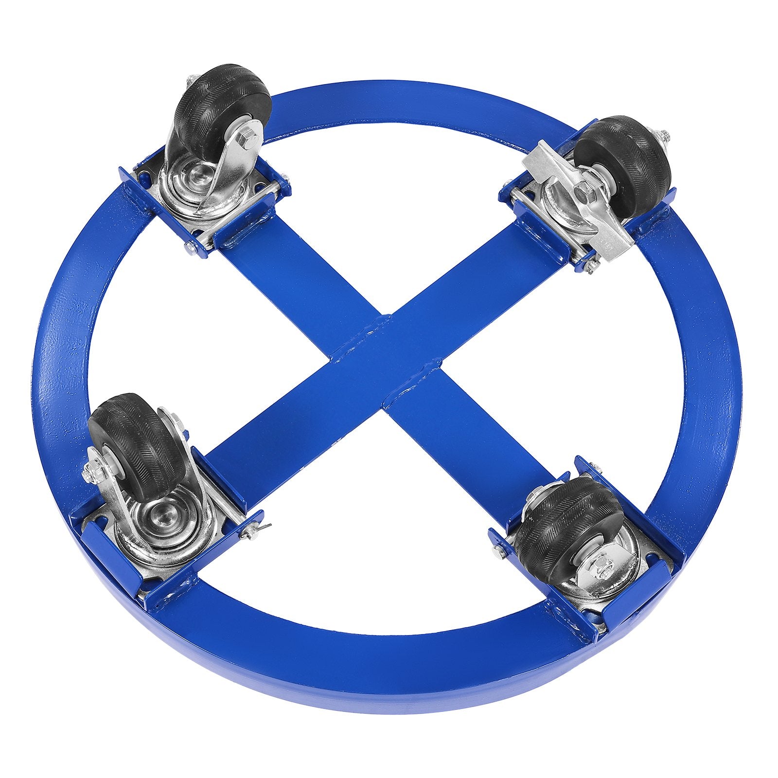 VEVOR 55 Gallon Drum Dolly 2000 lbs Barrel Dolly Cart Drum Caddy 4 Caster Wheels