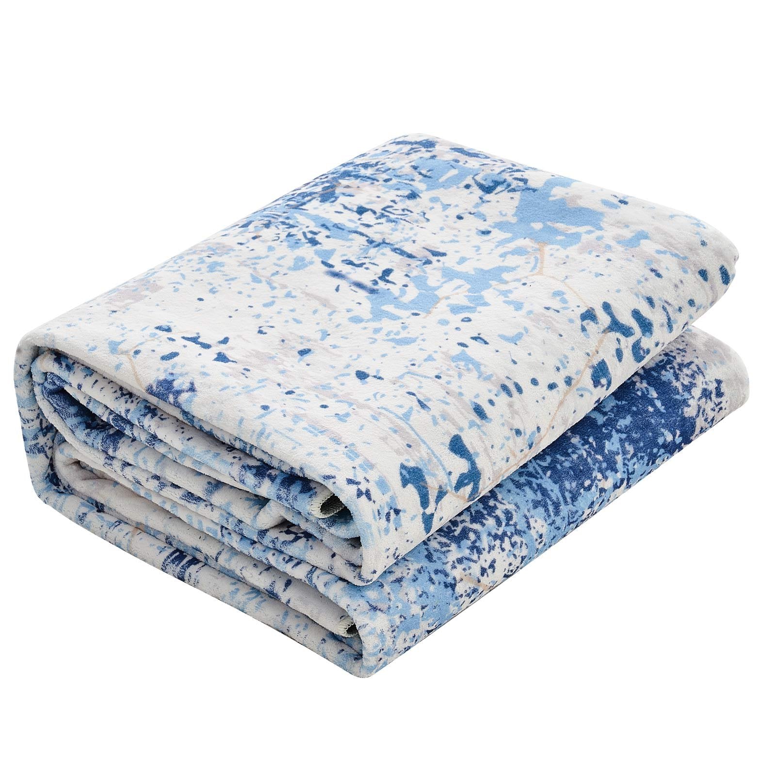 VEVOR Area Rug, 1524x2133.6mm Large Washable Rug, Non-Slip and Tear-Resistant Soft Carpet, Pet & Child Friendly Modern Area Rugs, Indoor Mat for Bedroom, Office, Living Room, Kids Room, Entryway, Blue