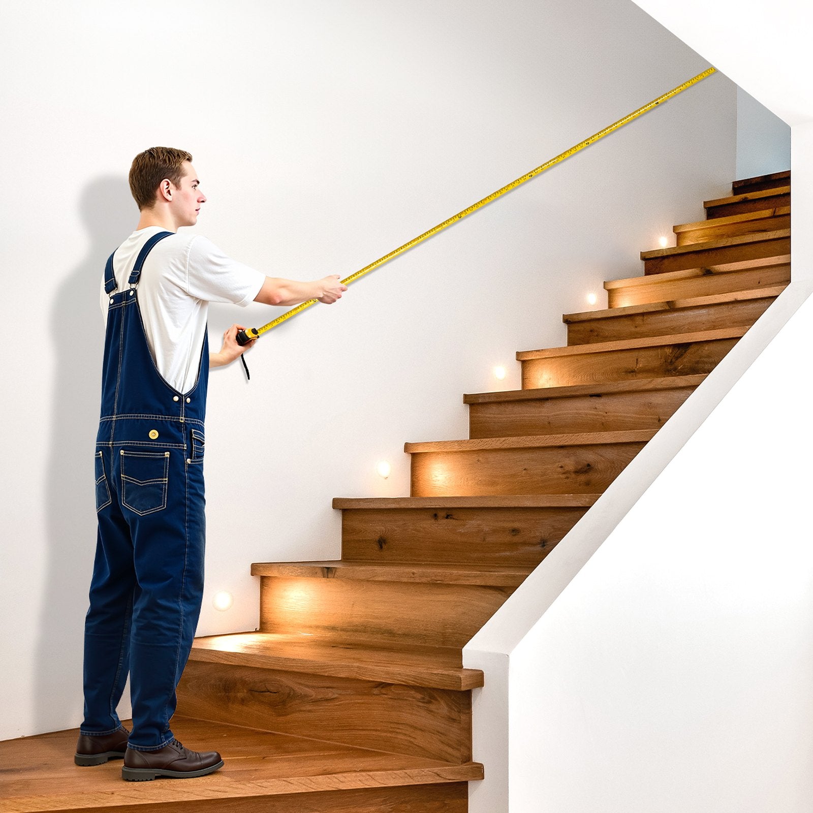 VEVOR Tape Measure 7620mm Retractable Imperial Metric for Decoration