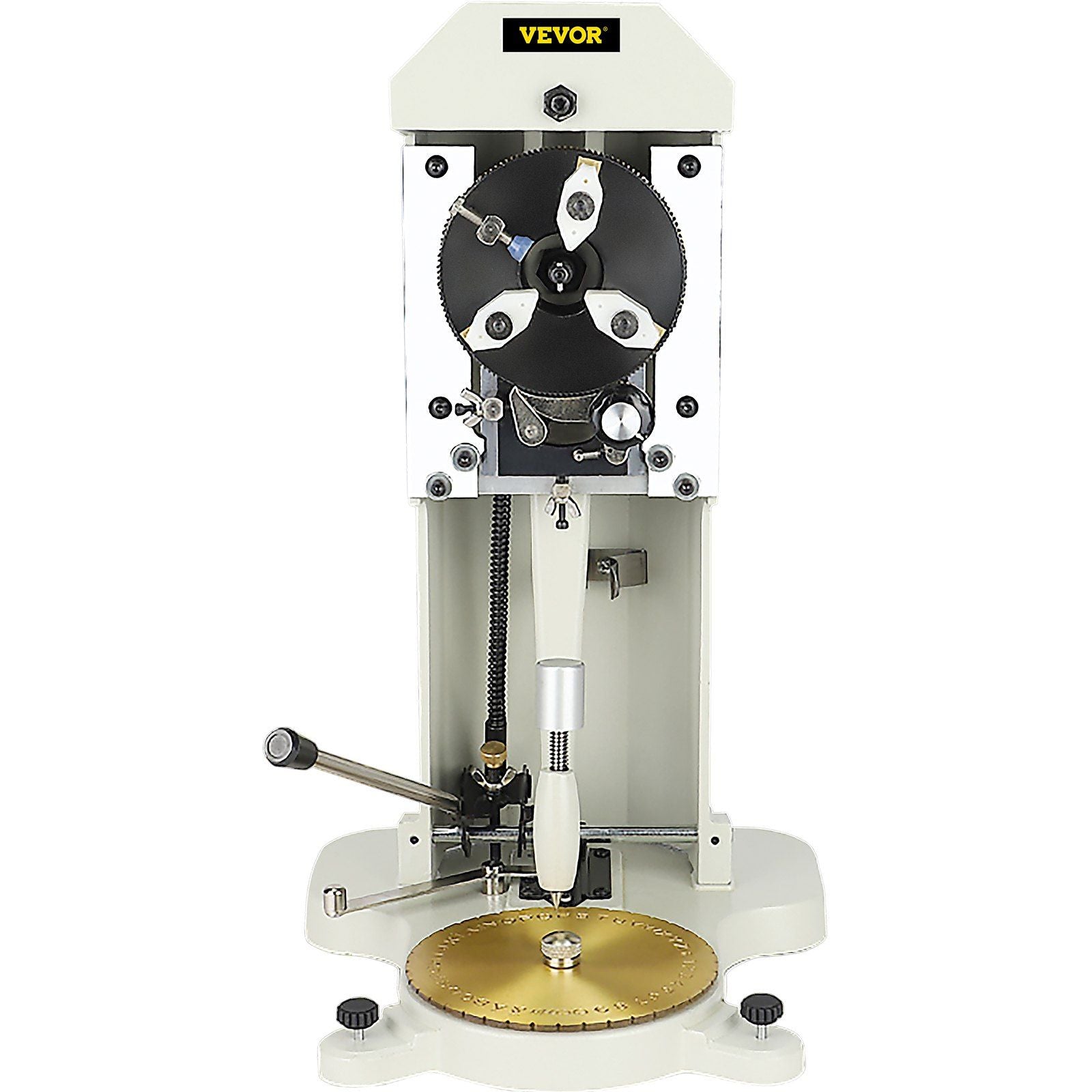 Inside Ring Engraver, Double Sided Dial Ring Engraver Stamper, 1.5mm-2.0mm Character Letter Block Ring Engraving Machine, Aluminum Alloy Body, with 3 Clamps, for Jewelry Rings Inner Engraving