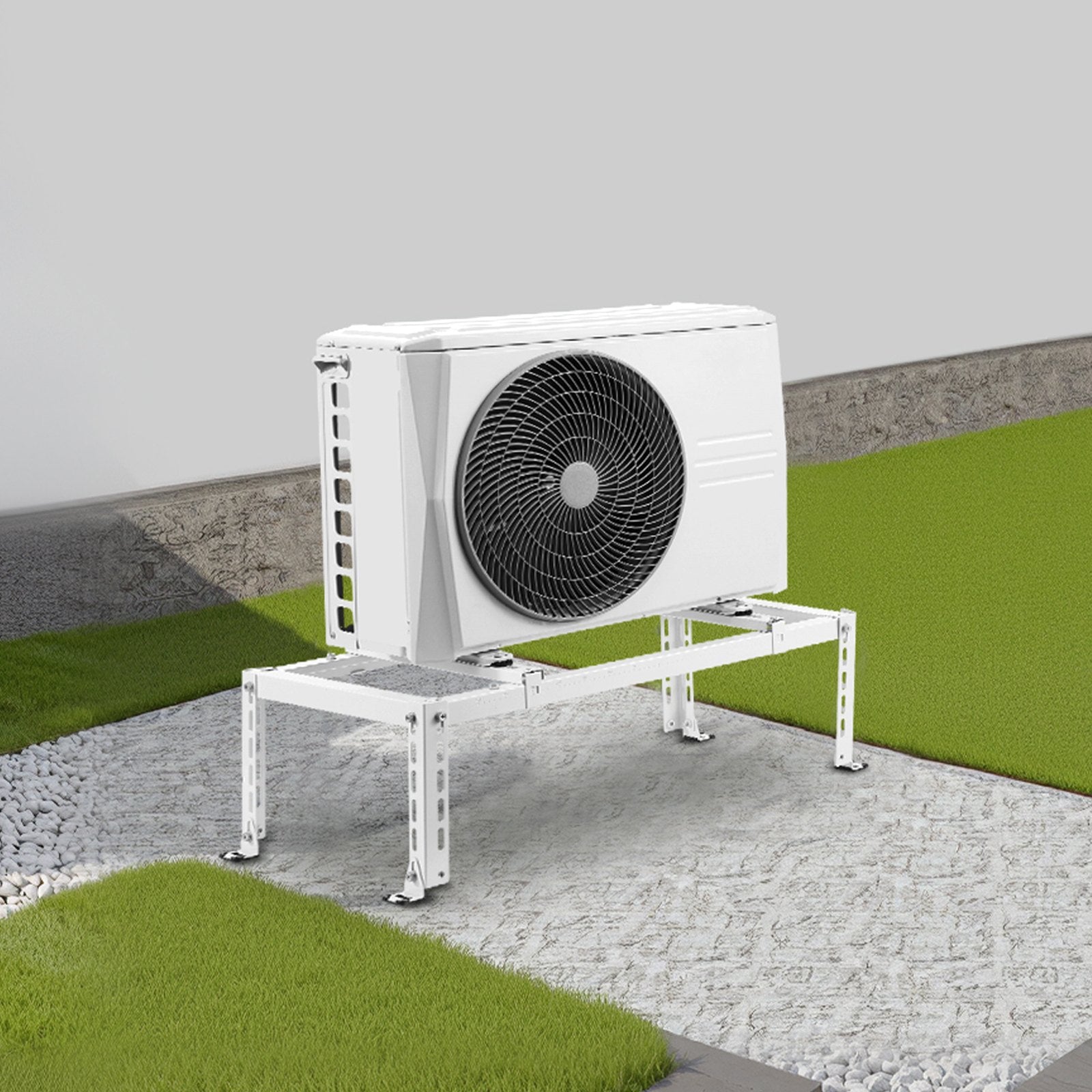 VEVOR Mini Split Ground Stand Adjustable Anti Vibration for 9000-24000 BTU