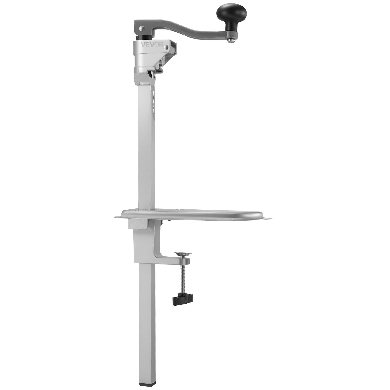 VEVOR Commercial Can Opener, Heavy-Duty Manual Tabletop Cans Opener for Cans Up to 300 mm Height, Height-Adjustable Can Openers Fixed with Screws & Table Clamp, for Restaurant, Hotel, and Food Store
