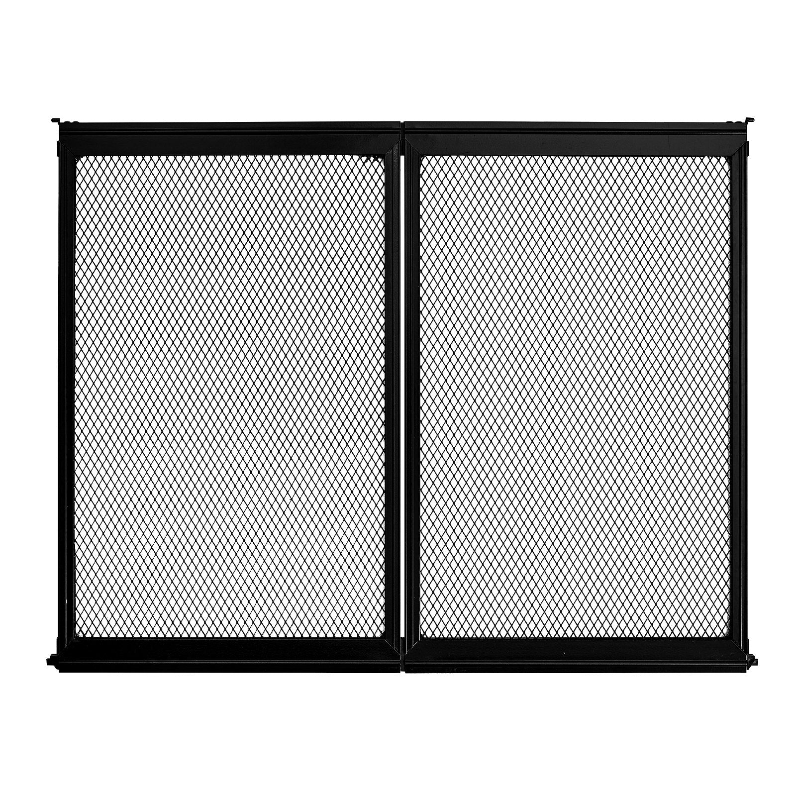 VEVOR RV Screen Door Protector, 622.3 x 508 mm Door Grille, Easy to Install and Disassemble, Reinforced Breathable Protective Mesh, Aluminum Alloy Camper RV Entry Protector for Pet Protection, Black
