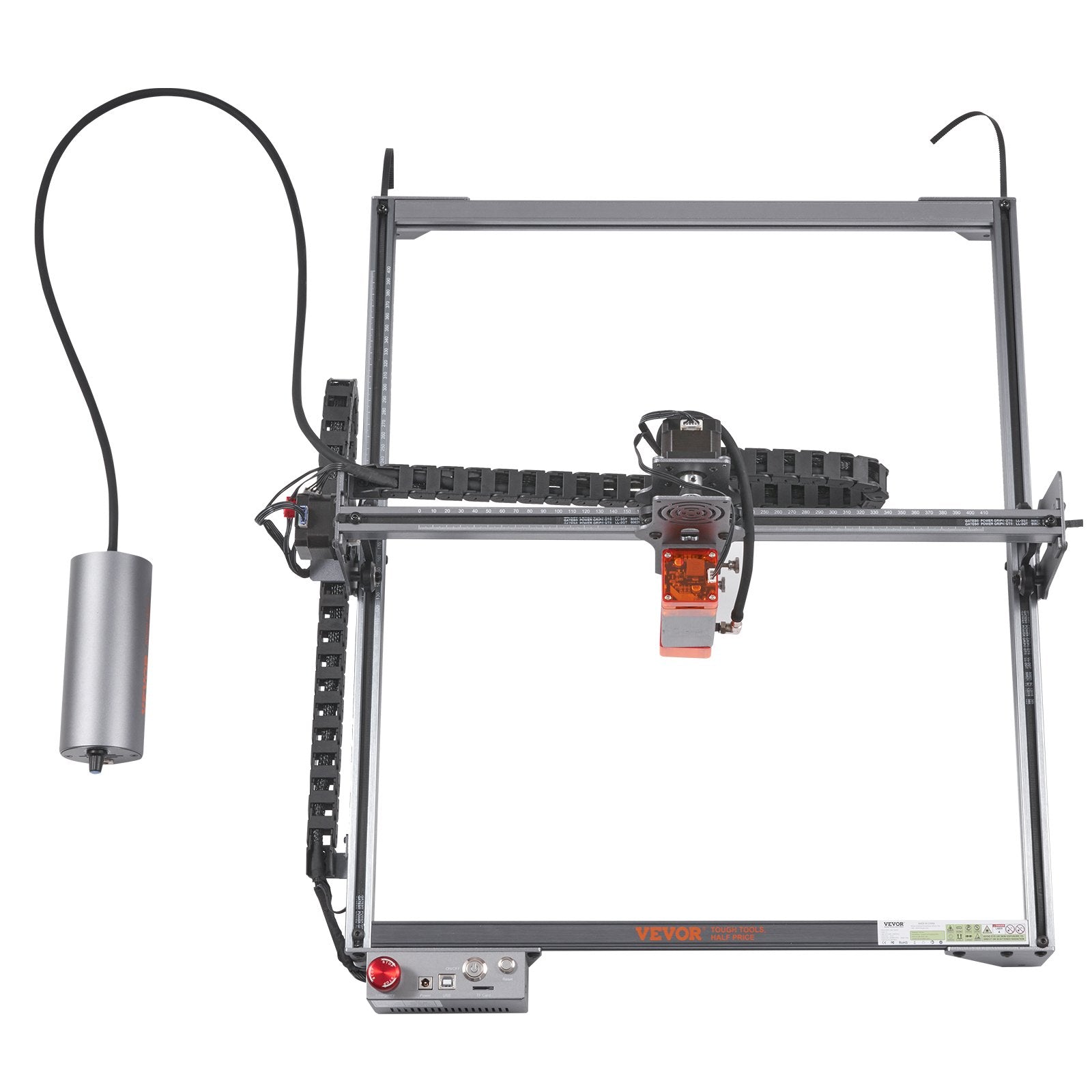 VEVOR Laser Engraver, 10W Output Laser Engraving Machine, 15.7" x 15.7" Large Working Area, 10000mm/min Movement Speed, Compressed Spot with Eye Protection, Laser Cutter for Wood, Metal, Acrylic