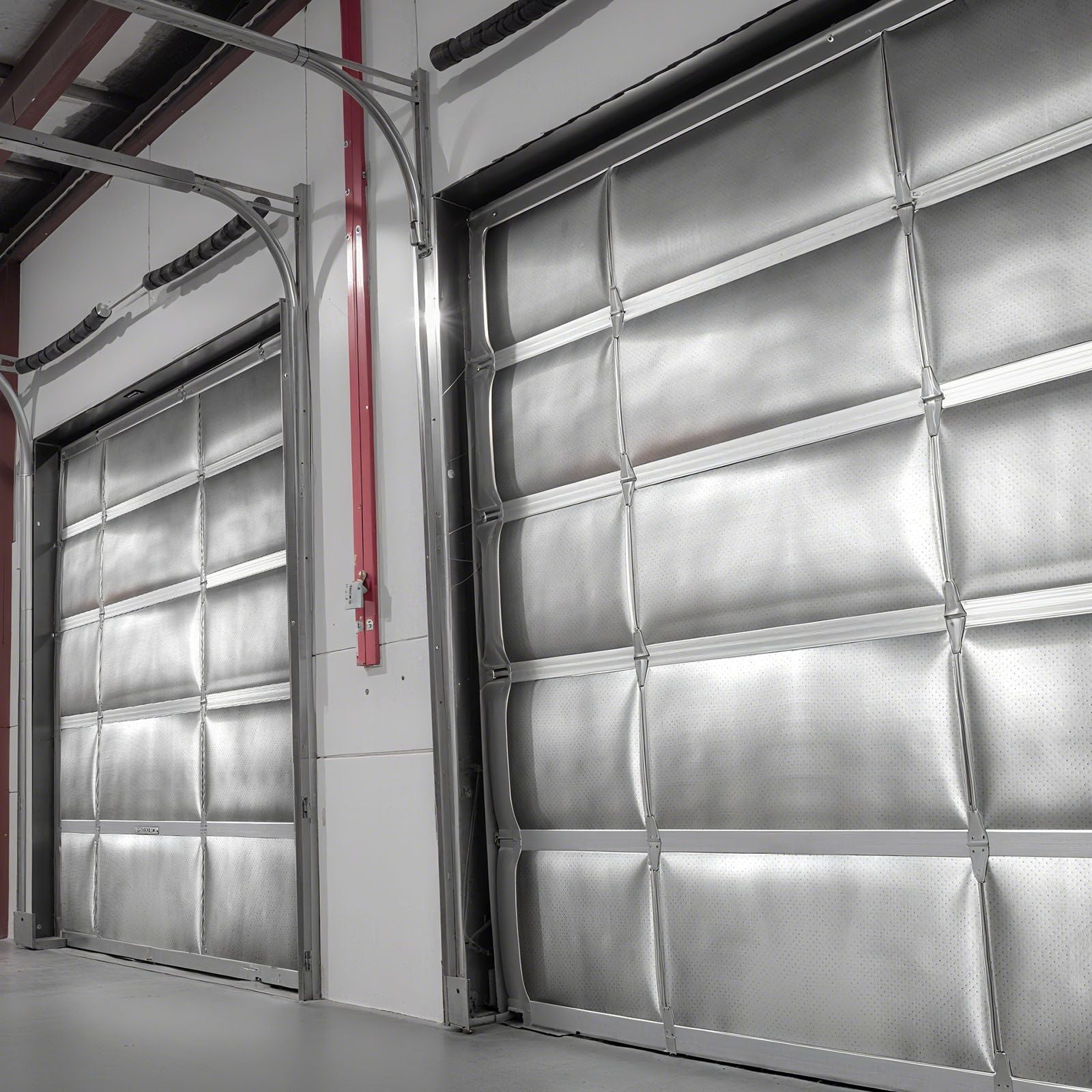 Double Reflective Insulation Roll, Perforated Woven Fabric Radiant Barrier, 0.15mm 76.2m x 1.22m, Double-Sided Aluminum Foil Heat Reflective Shield, Thermal Insulation Roll for Window RV Roof