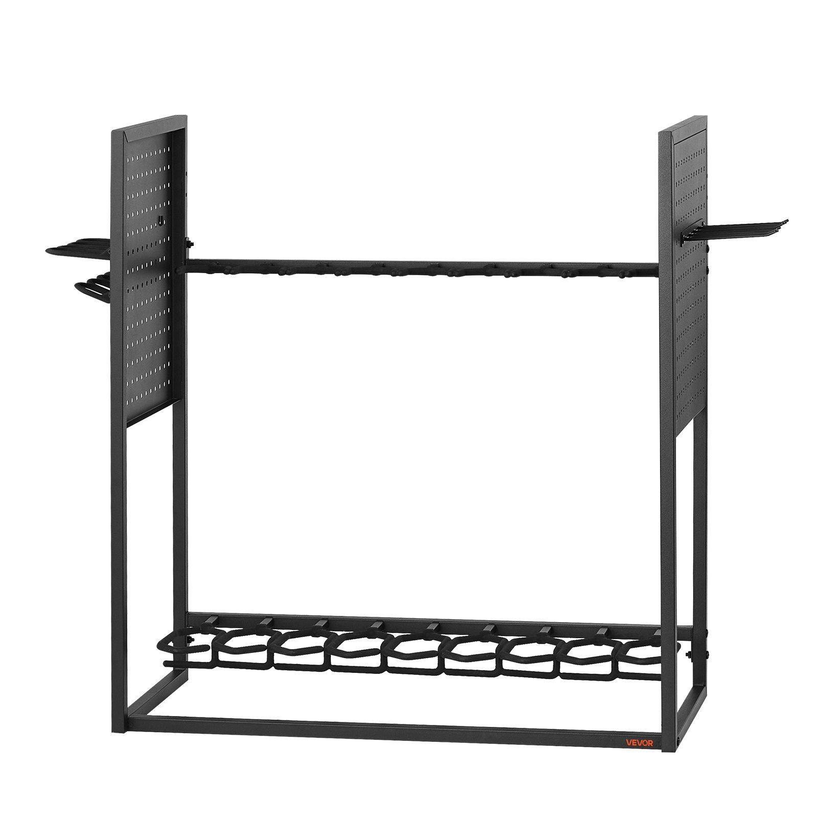 Gun Rack, Floor Standing, Indoor Heavy Duty Steel Rifle Shotgun Rack Stand, Freestanding Gun Display Storage with Magazine Holder, Holds up to 9 Rifles and 4 Pistols, for Home Garage Storage