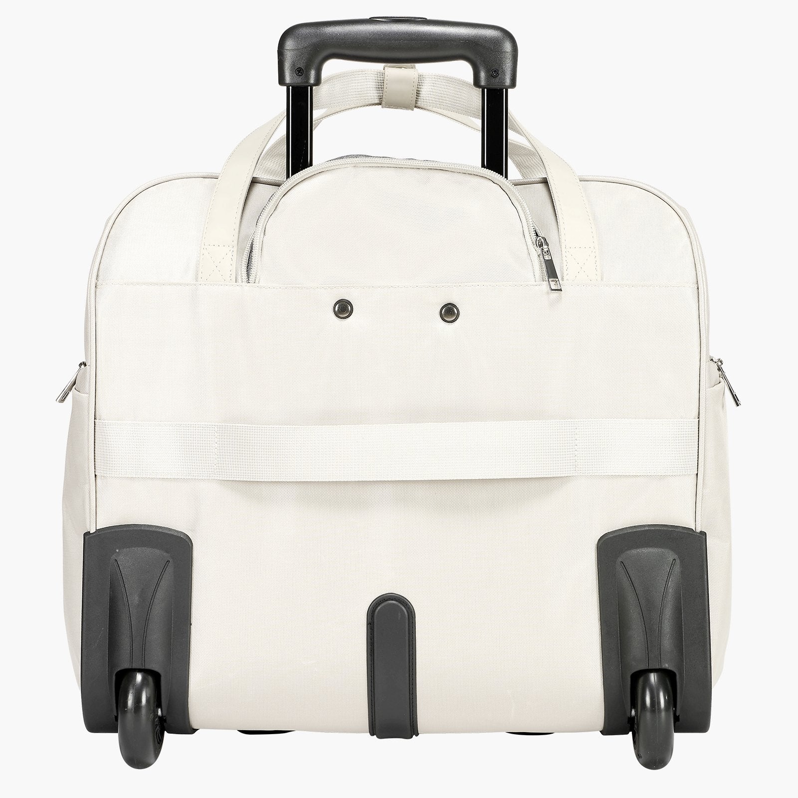 VEVOR Rolling Laptop Bag, Fits Up to 15.6 Inch Laptop, Wheeled Briefcase, Roller Computer Tote Bag with 2 Fixed Wheels & Telescoping Handle, Laptop Case for Work Travel Business Office, Women Men