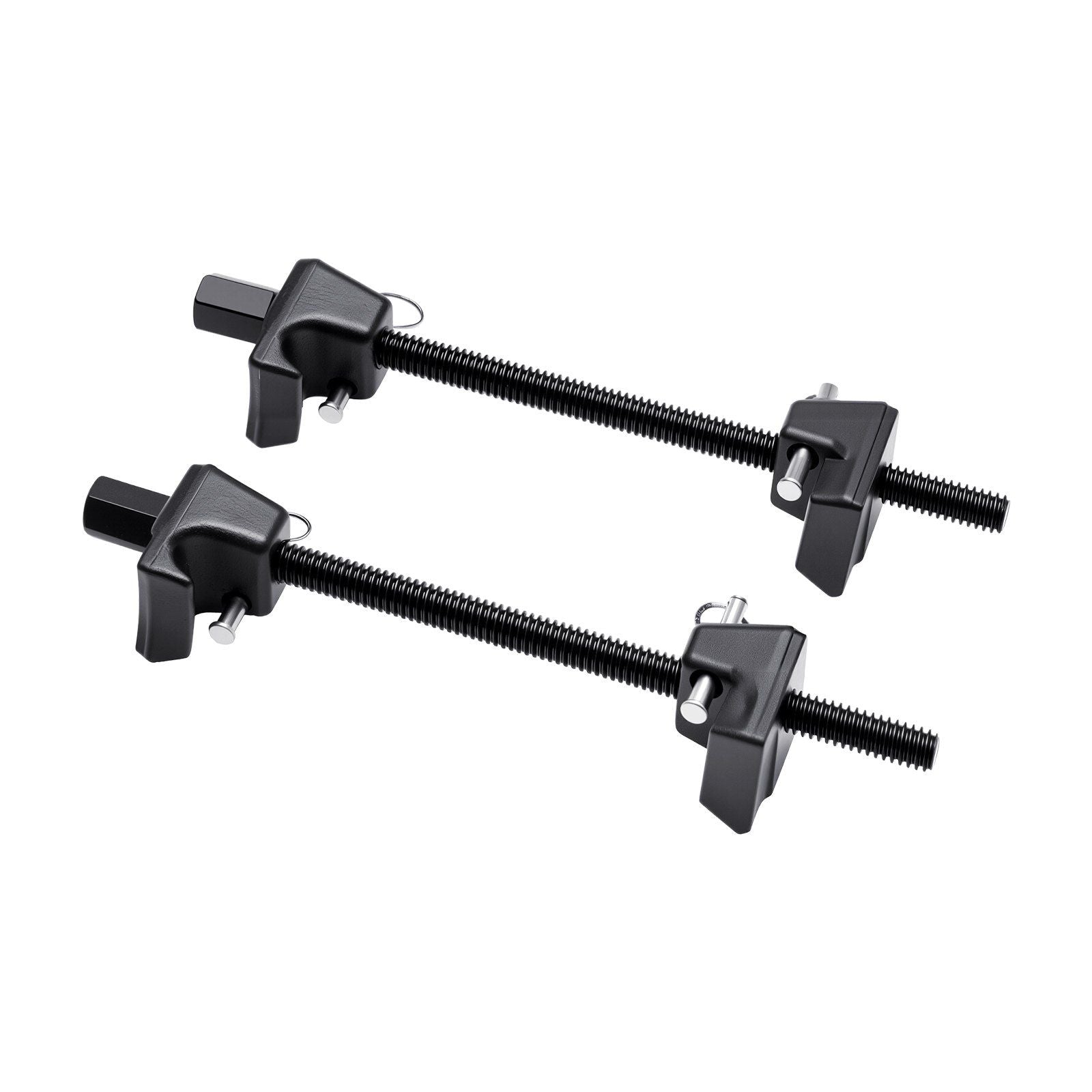 Strut Spring Compressor, 2 Pack, Heavy Duty Coil Spring Compressor Tool with 10.4 Inches(256 mm) Range, Compatible with 0.86 inches(22 mm) Hex Sockets, Fit for Car Truck Motorcycle, Black
