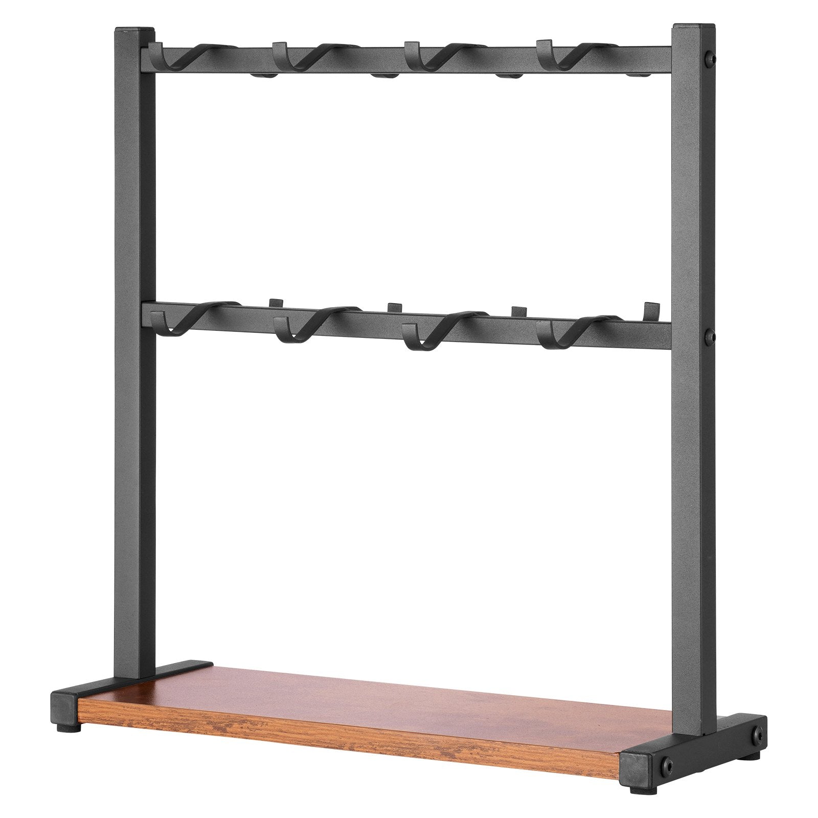 VEVOR Coffee Mug Holder for Countertop 16 Hooks Cup Rack with Wood Storage Base