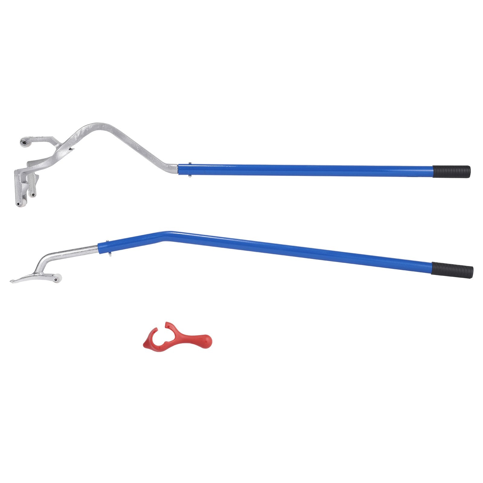 VEVOR Tire Mount Demount Tool, 571-622 mm Manual Steel Tire Changer Mount Demount Removal Tool, with Extra Bead Keeper, Tubeless Truck Bead Breaker, 3 PCS Tire Changing Tools, Orange