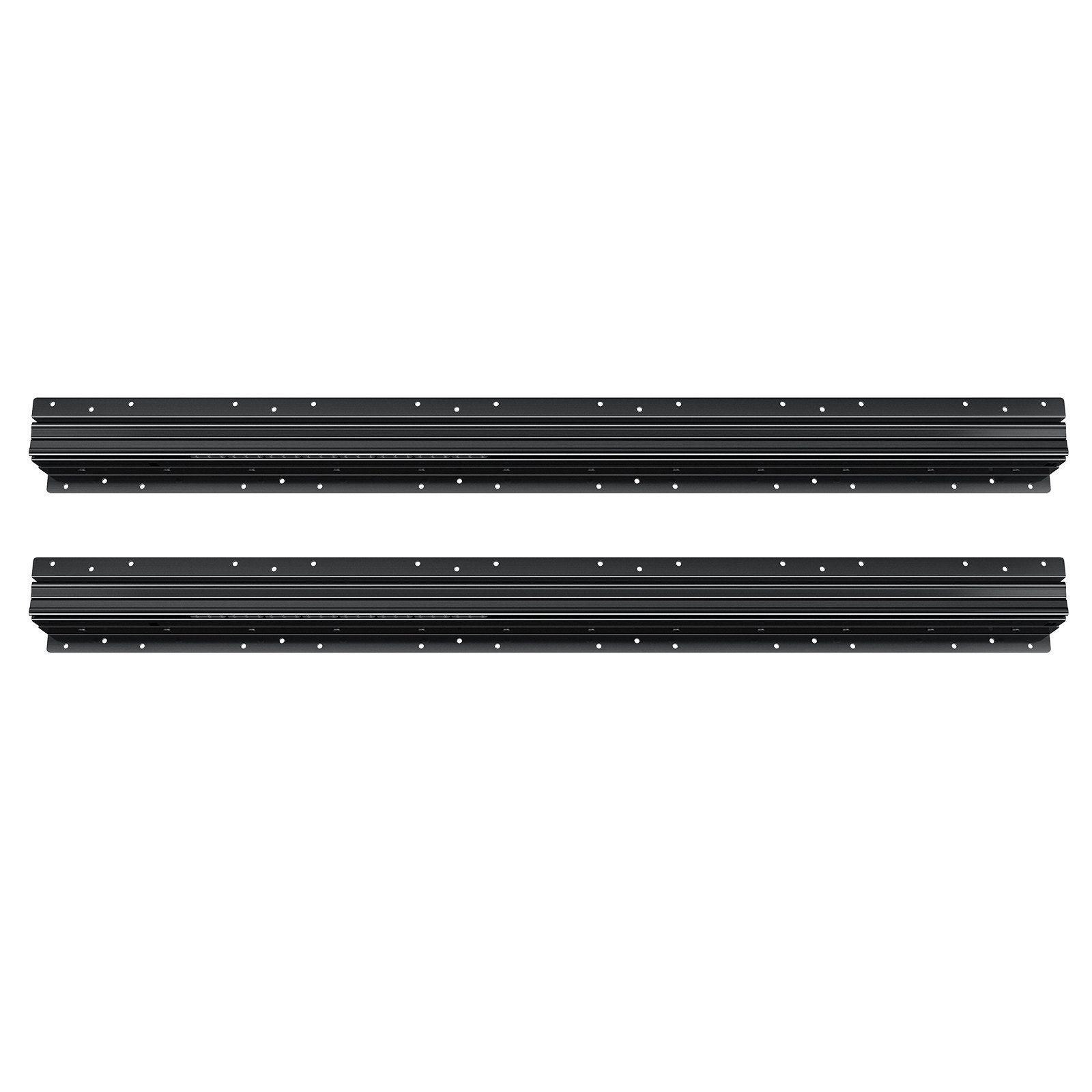 Undermount Drawer Slides, 40 inch, Full Extension Ball Bearing Under Stair Cabinet Rails, 260 LB Load Capacity Heavy Duty Bottom Stair Cabinet Glides Track Runners,for DIY Replacement, Black