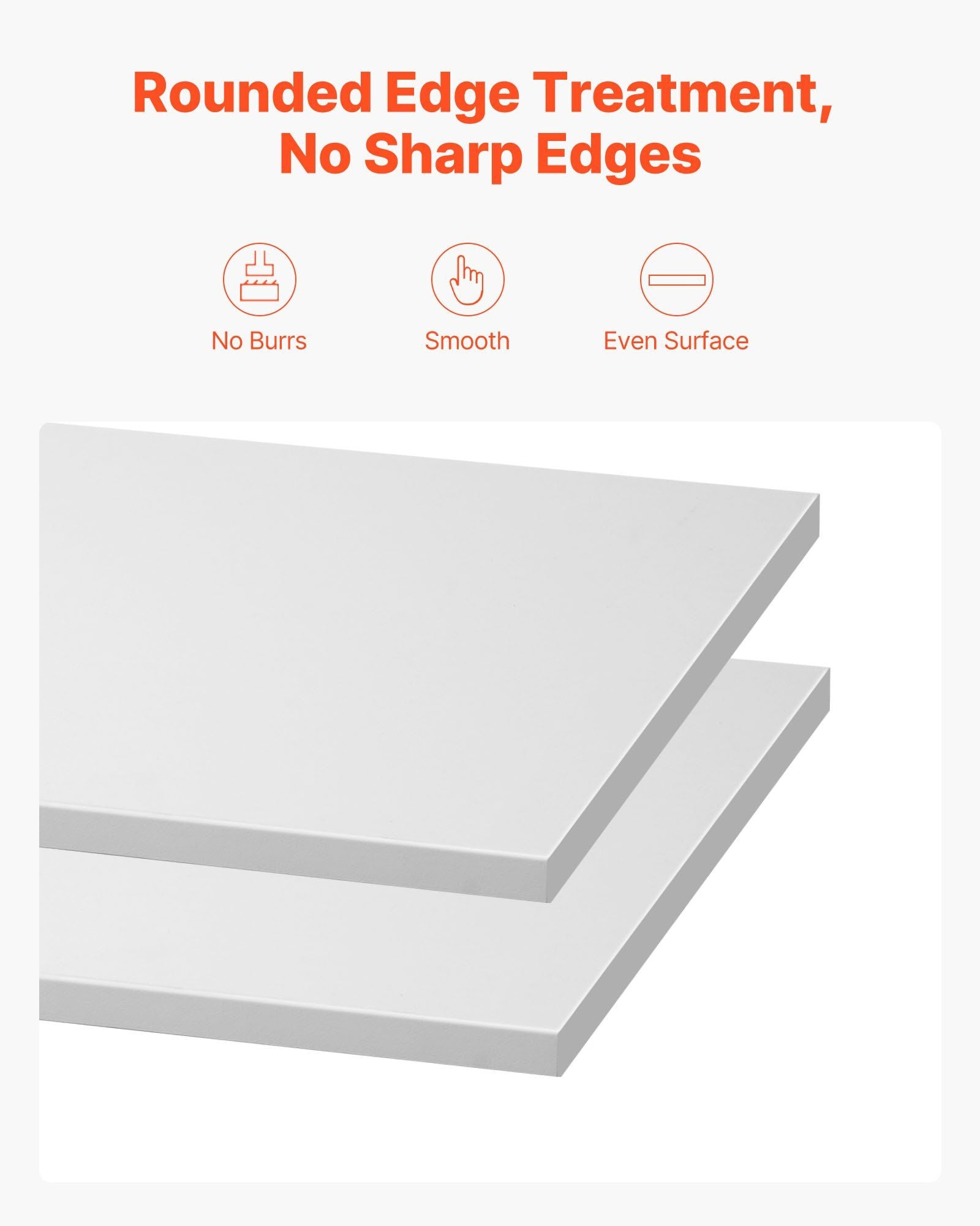 Melamine Shelves, 2 Piece, Wooden Cabinet Shelves Cut to Size for Closet System, Replacement Cabinet Shelf, Versatile Use Wardrobe Board for Closets, Cabinets, or any custom Shelving Needs