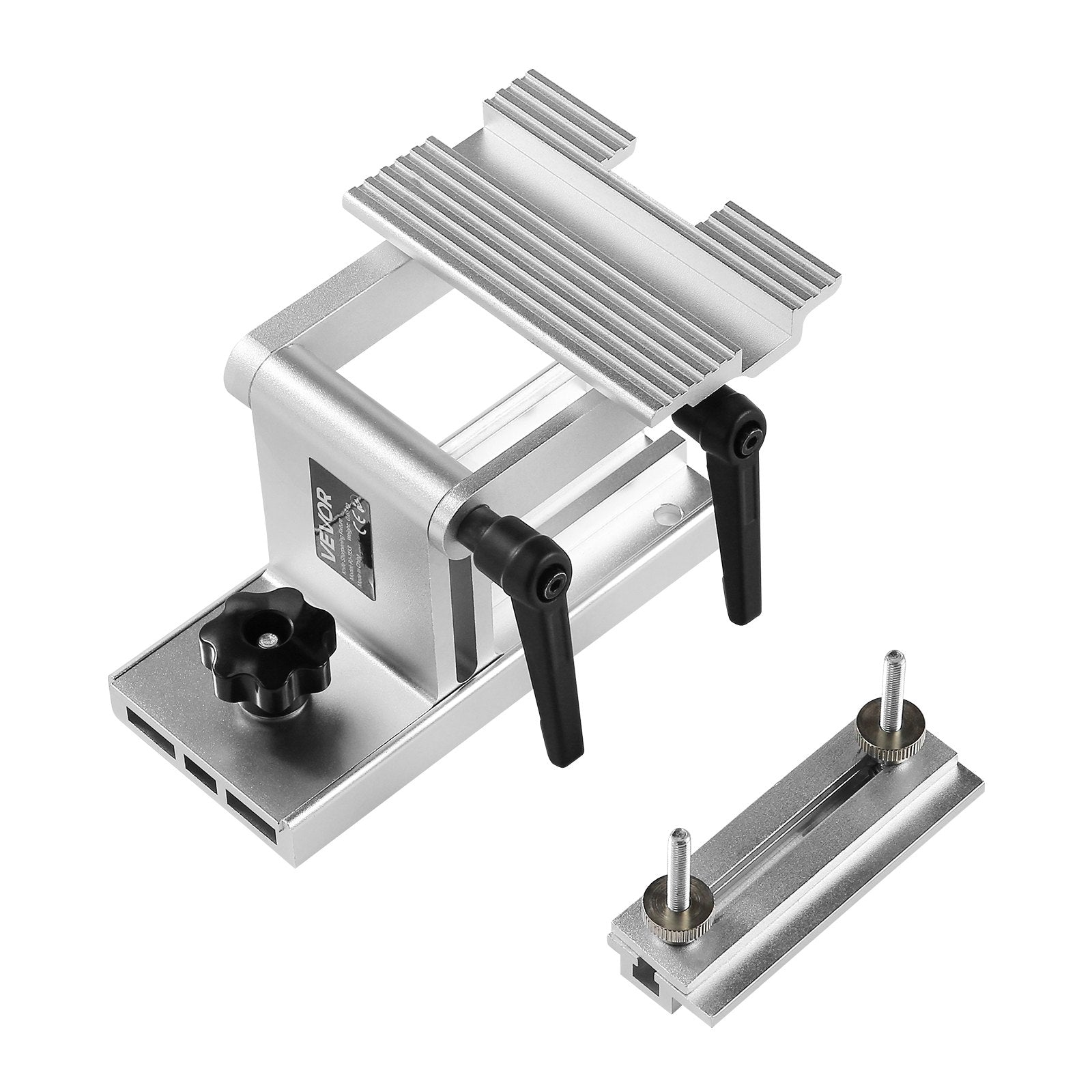 VEVOR Sharpening Tool Rest Jig, Adjustable Replacement Tool Rest Sharpening Jig for 6" or 8" (152 mm or 203 mm) Bench Grinders – with Flat Miter Slide for 0–2.5 inch (0–64 mm) Wide Blades and Chisels