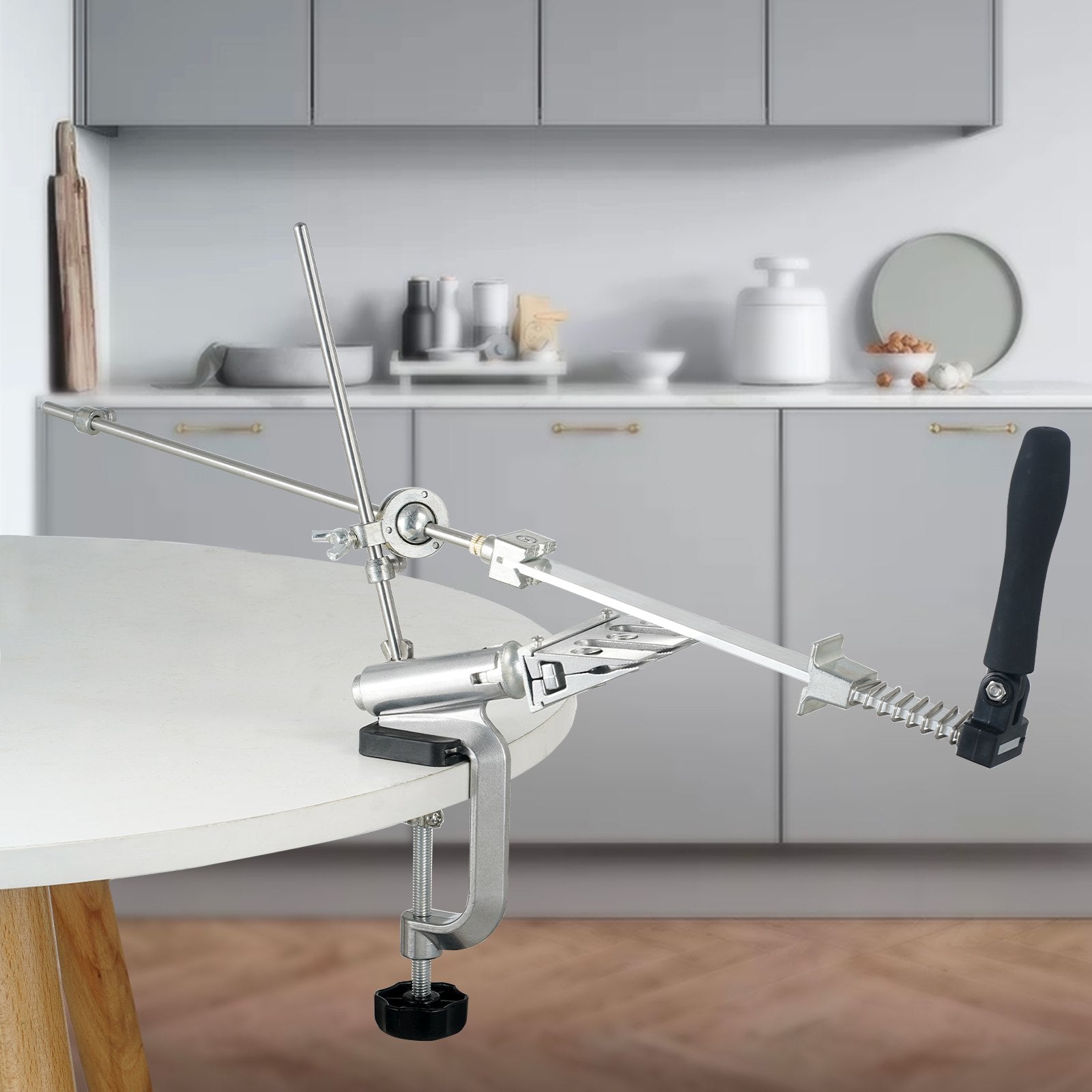 VEVOR Knife Sharpener Kit, Rotation Flip Fixed Angle Knife Sharpening System with 12 Whetstones 120-10000 Grit, Professional Kitchen Chef Knife Sharpening Kit for All Knives and Scissors