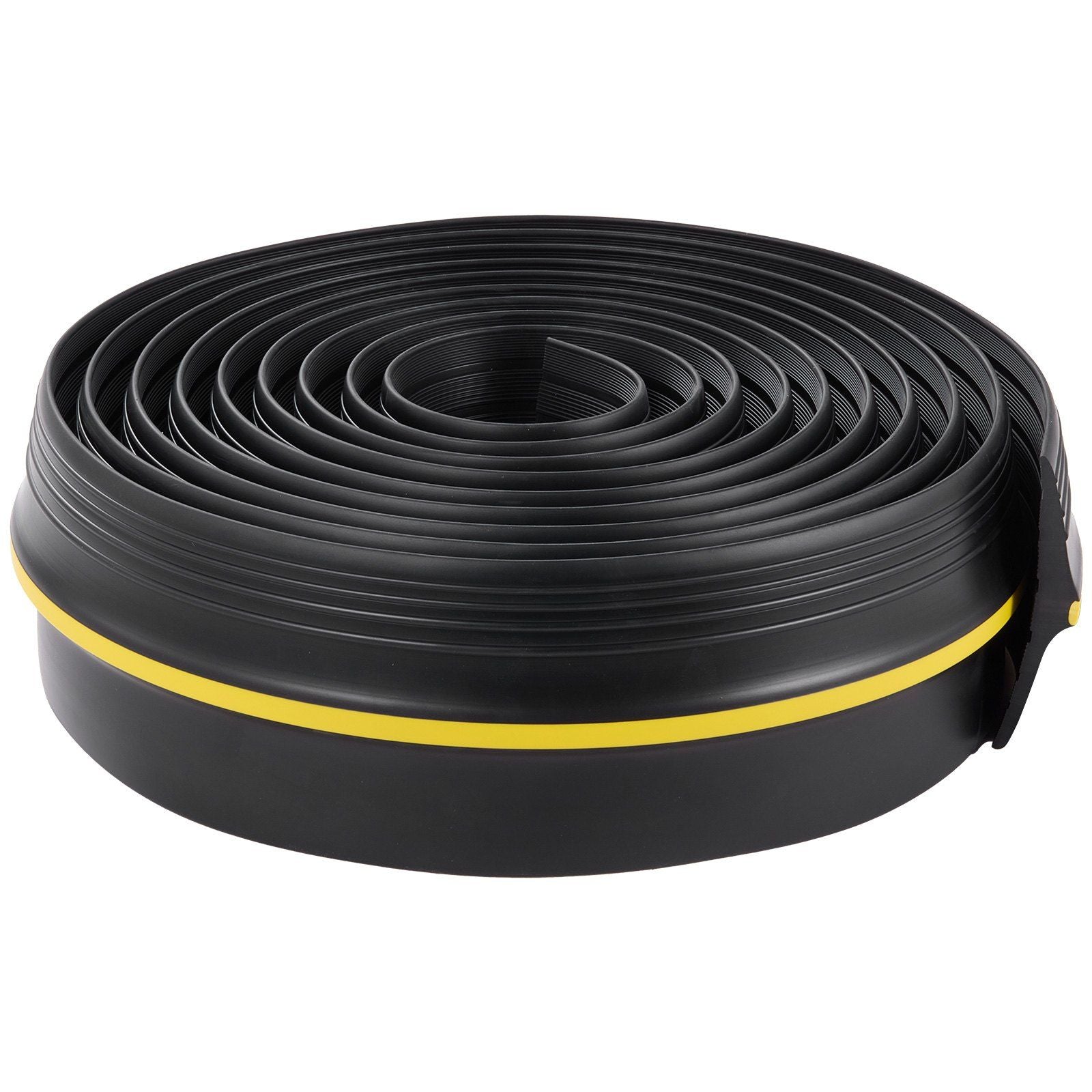 Garage Door Threshold Seal Strip, 16.5 FT Universal Garage Door Floor Seal Strip with Adhesive, Garage Door Bottom Weatherproof Strip, Upgraded Thick PVC DIY Weather Stripping Replacement, Black