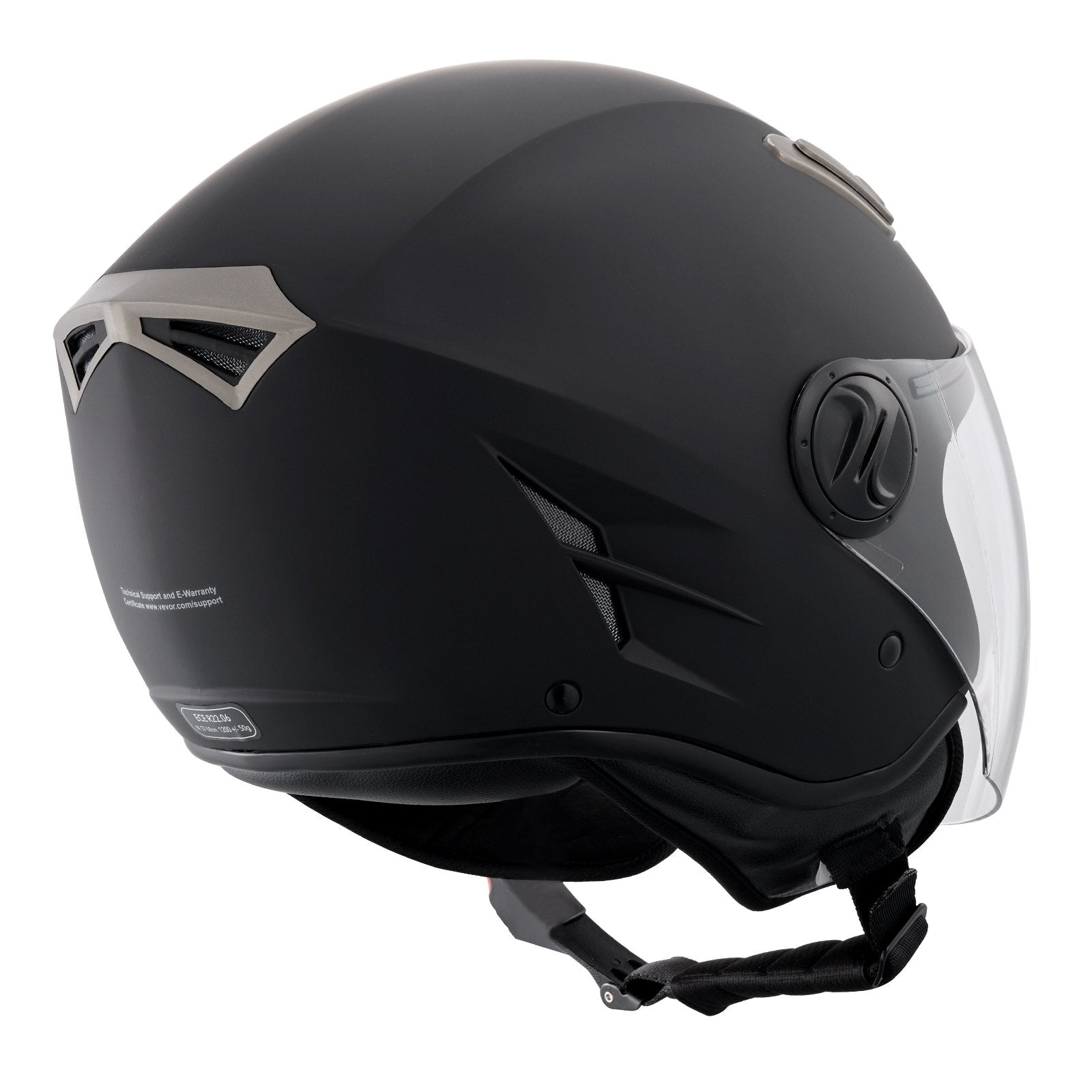 VEVOR 3/4-Face Motorcycle Helmet Motocross Helmet with Bluetooth Communication
