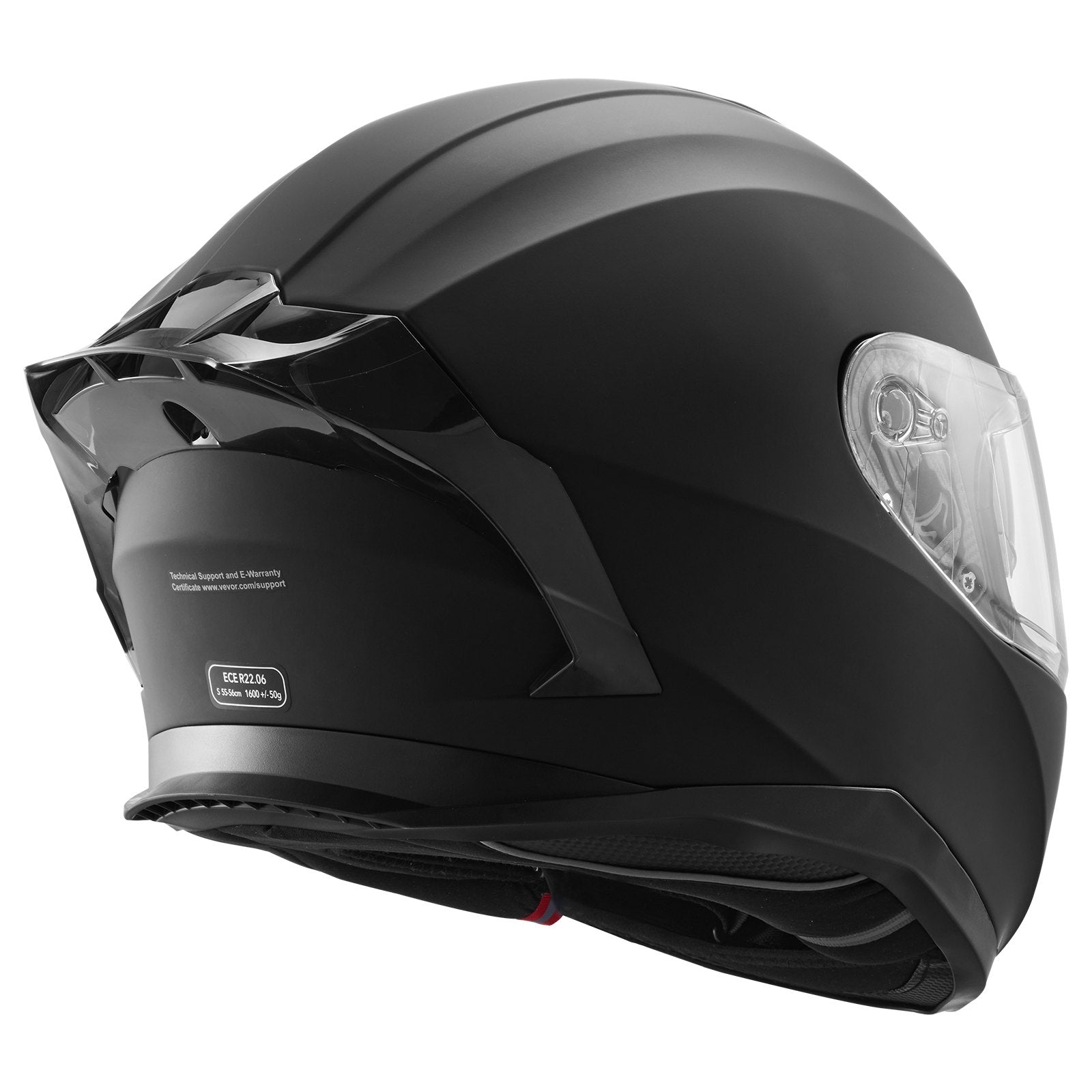 VEVOR Full Face Motorcycle Helmet Motocross Helmet with Bluetooth Slot