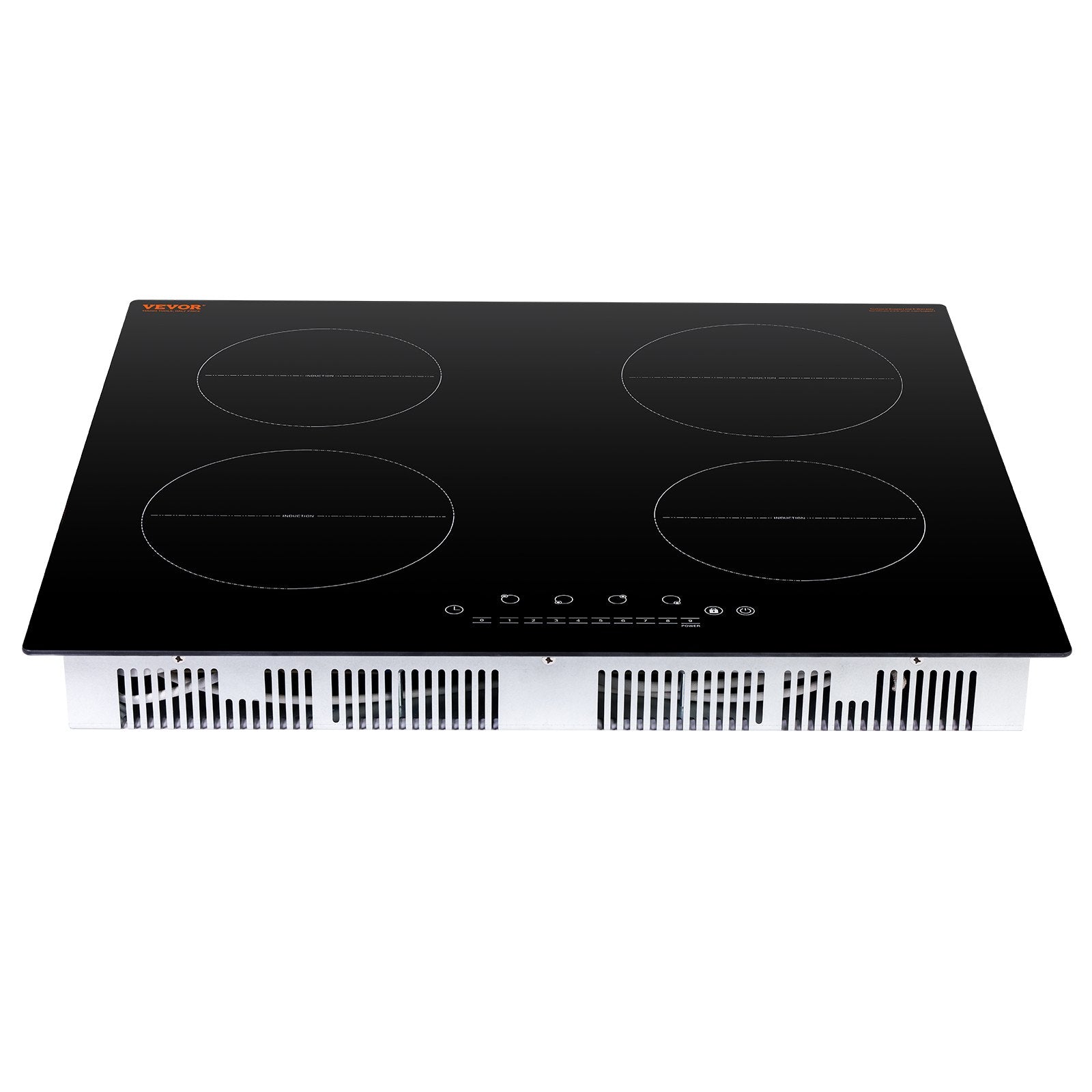 VEVOR 6000W 4 Burner Induction Cooktop Electric Countertop Burner Touch Control